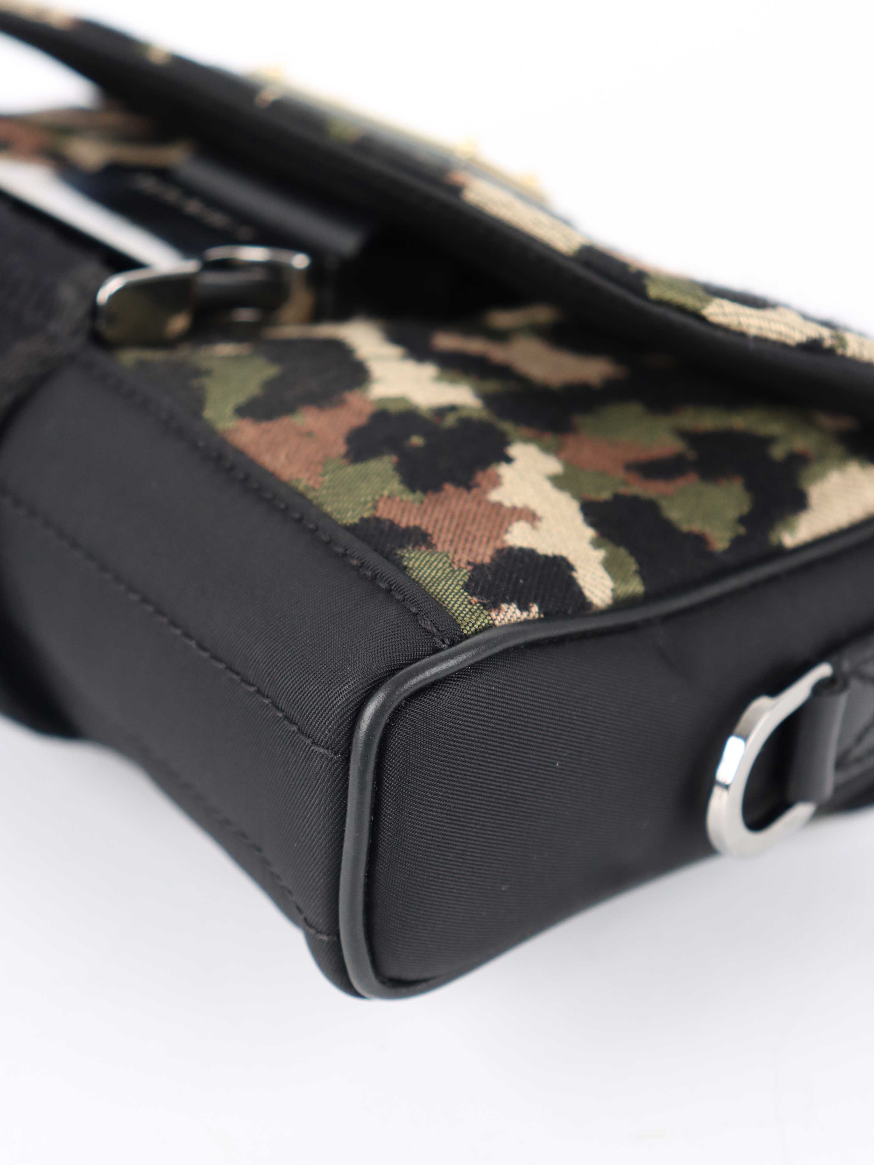 Dolce and Gabbana Leopard Jacquard Crossbody Bag.