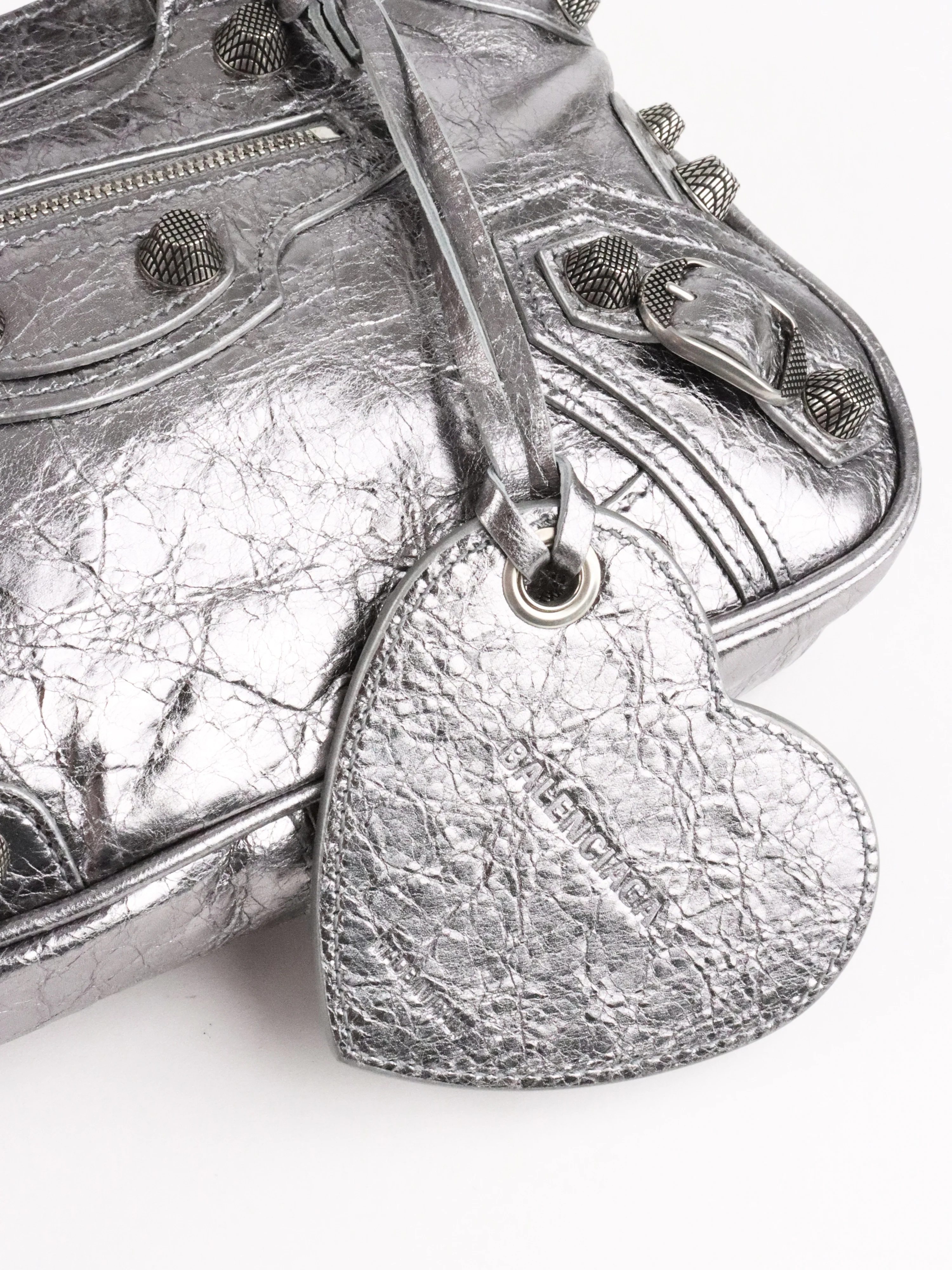Balenciaga Mini Steel Grey Le City Bag