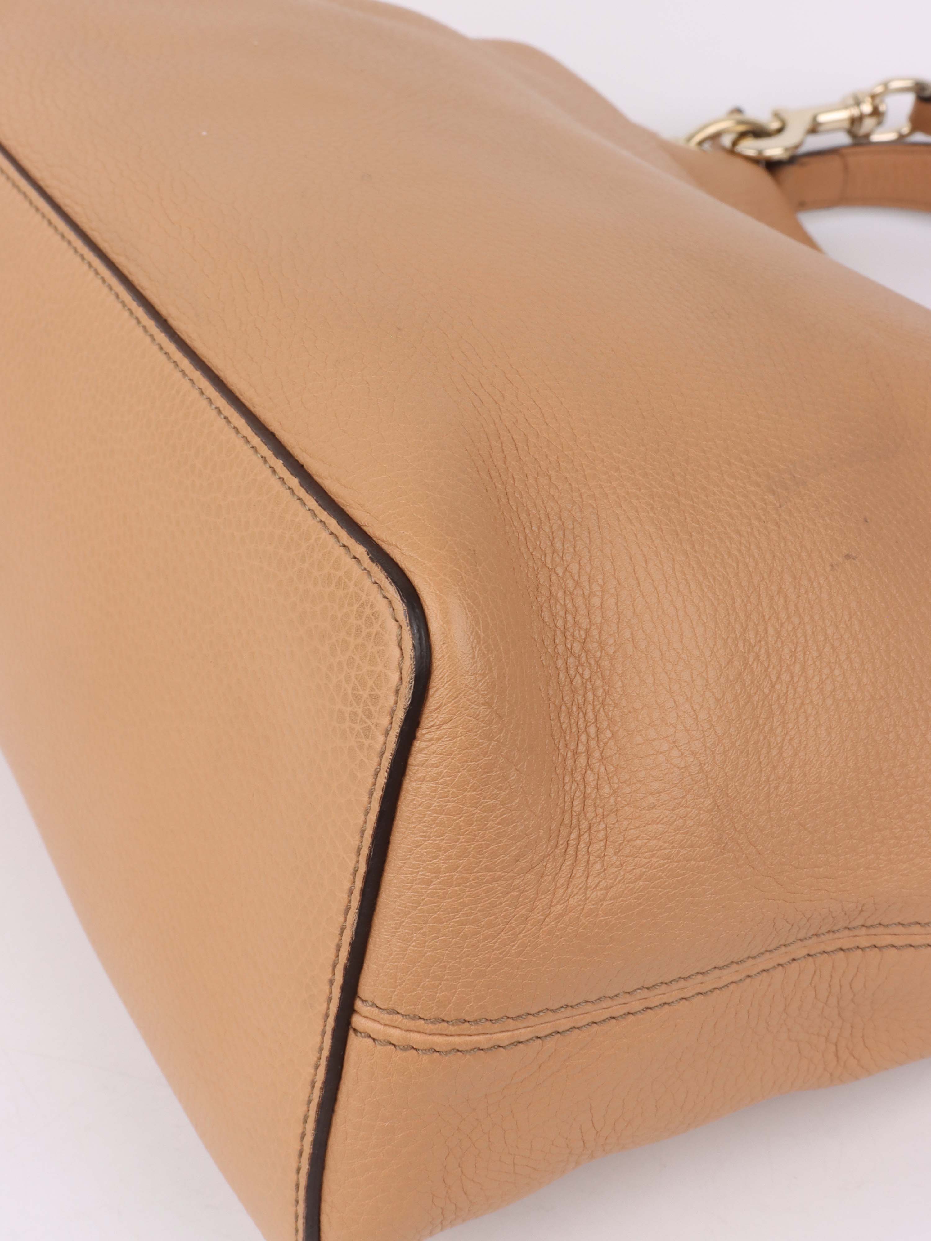 Gucci Beige Soho Hobo Bag.