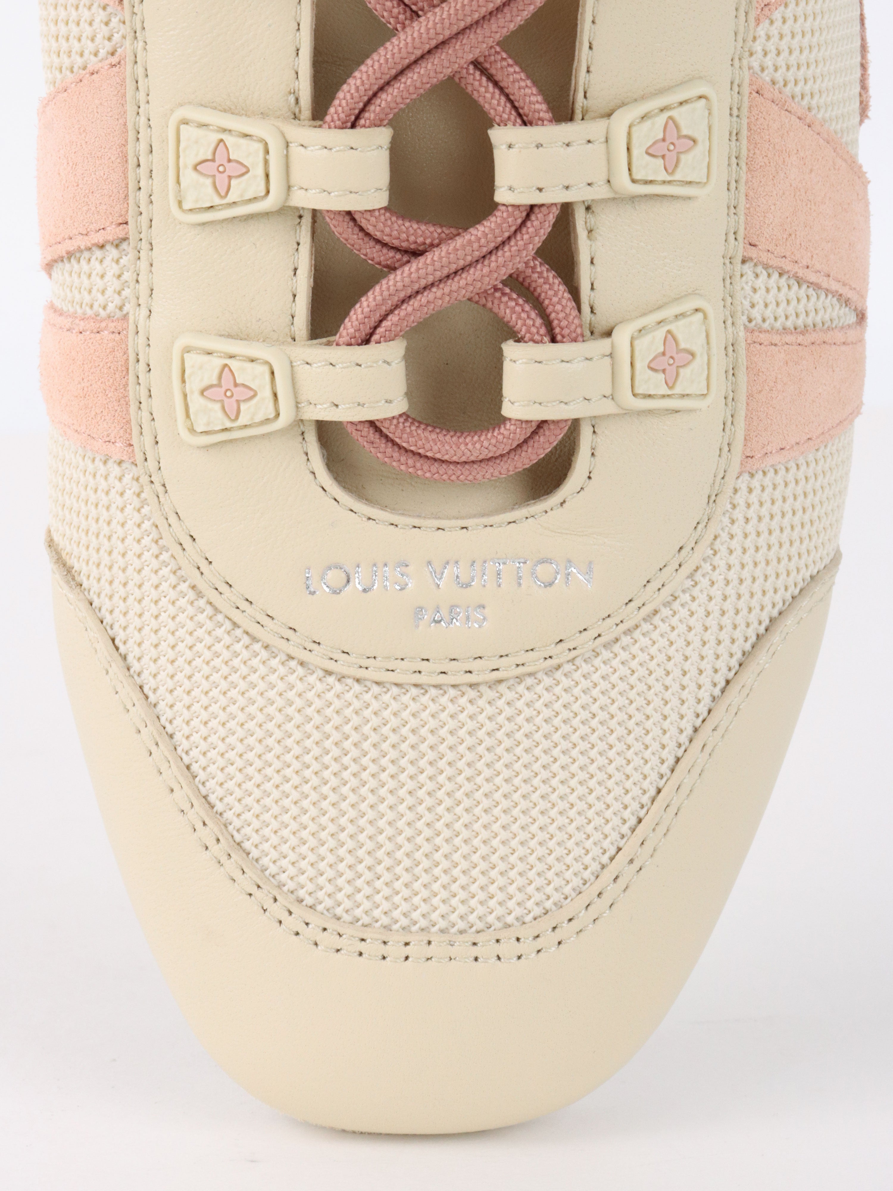 Louis Vuitton Pink LV Sneakerina Shoe.