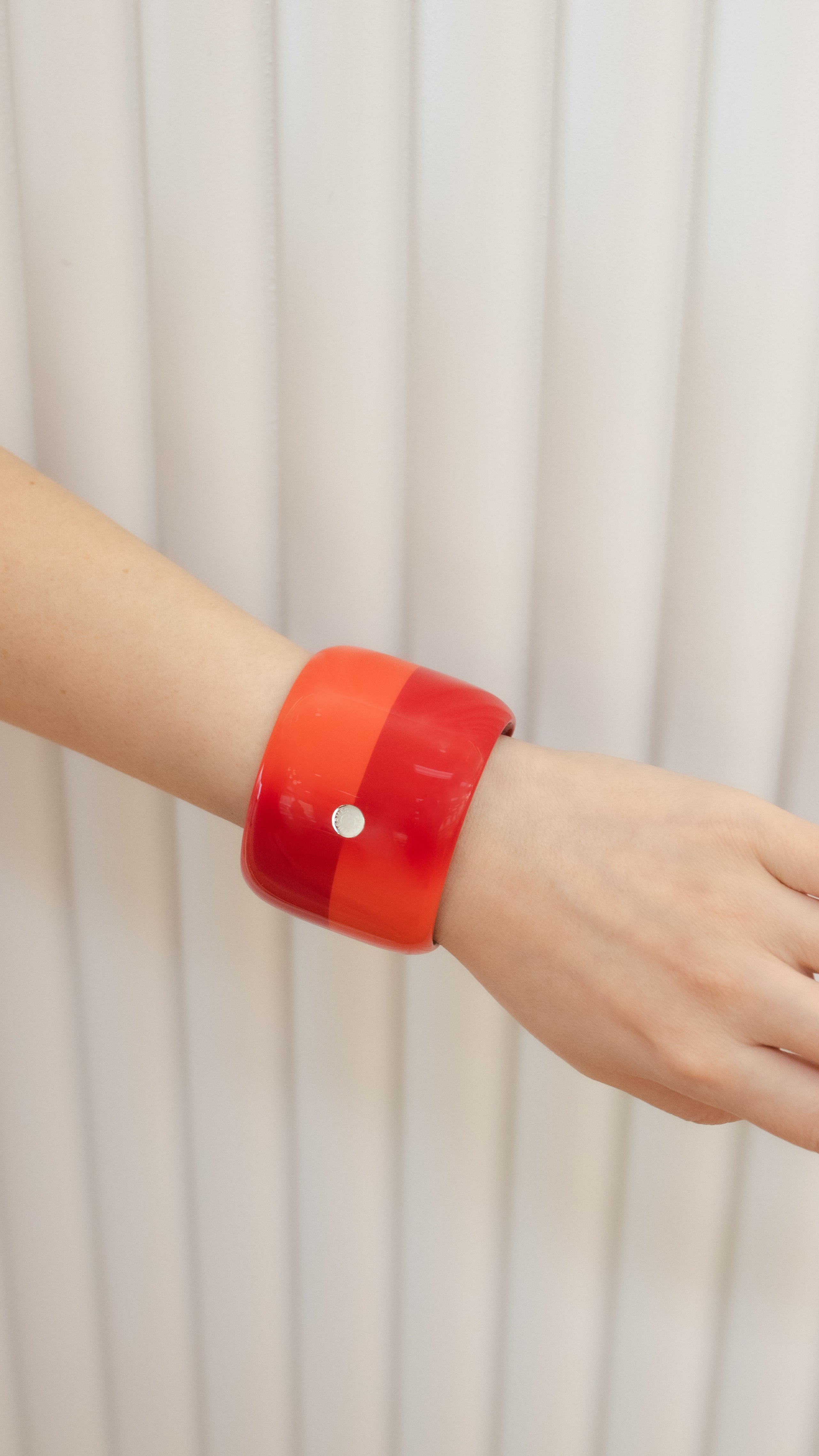 Hermes Sellier Lacquer Wood Bangle