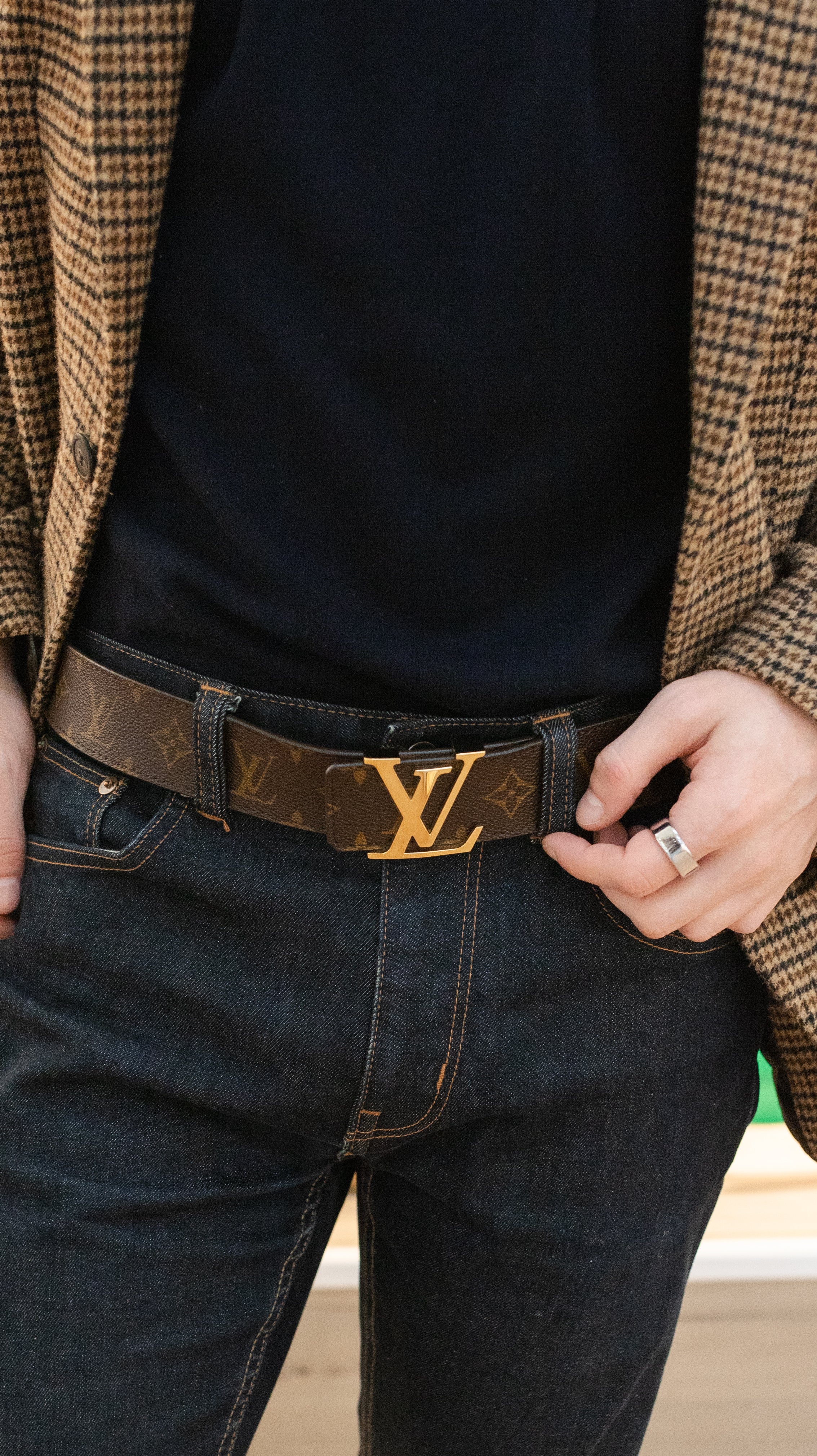 Louis Vuitton LV Initiales 40mm Belt size 100