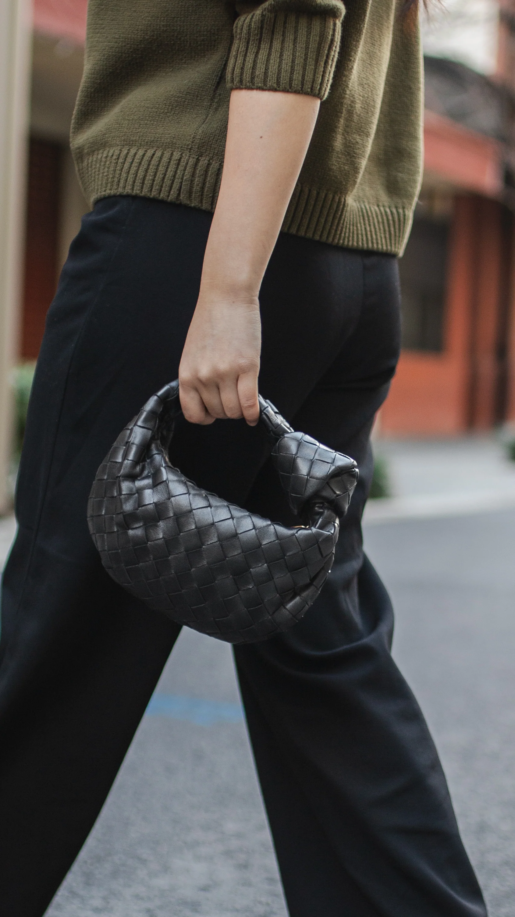 Bottega Veneta Black Mini Jodie
