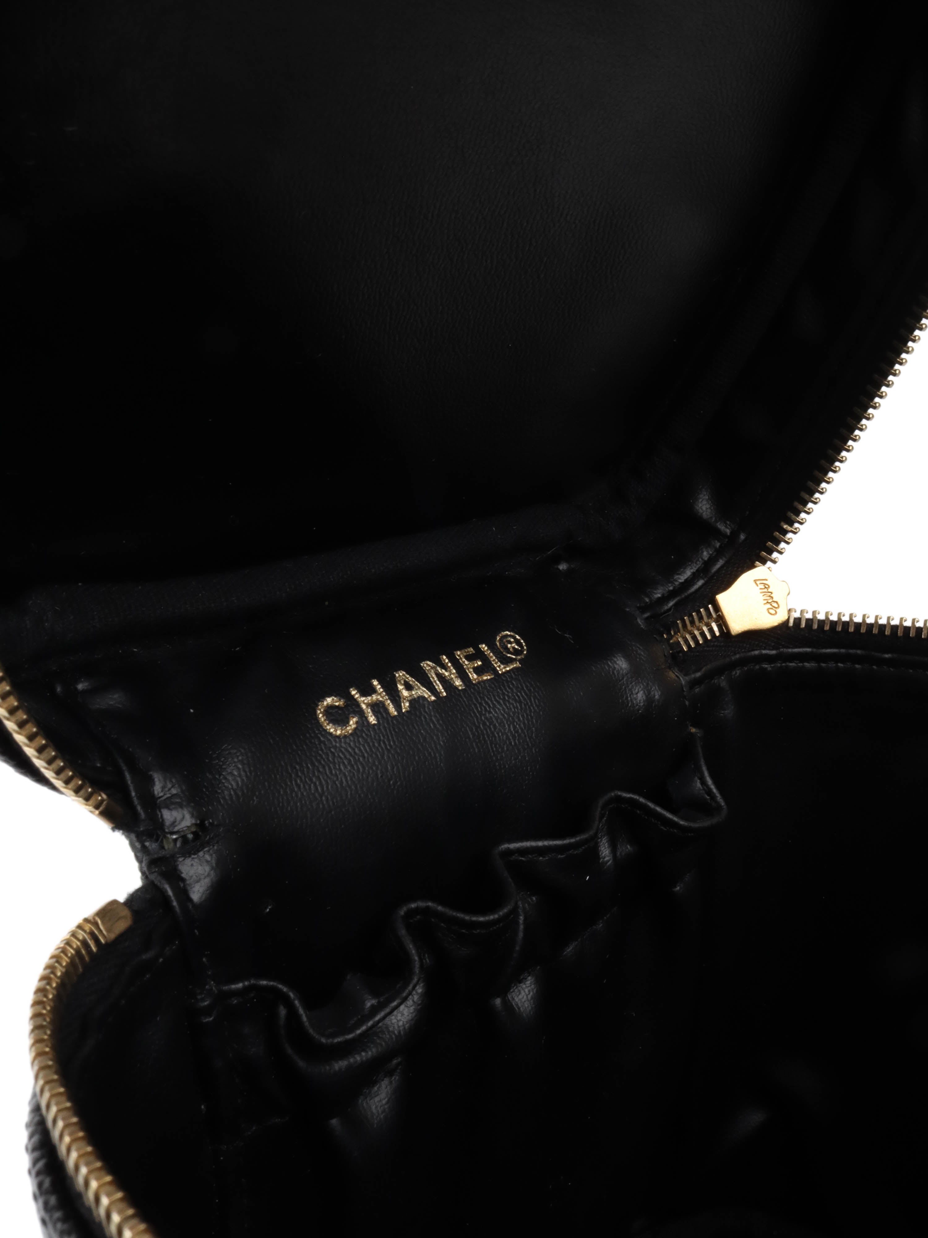 Chanel Vintage Caviar Vanity Case