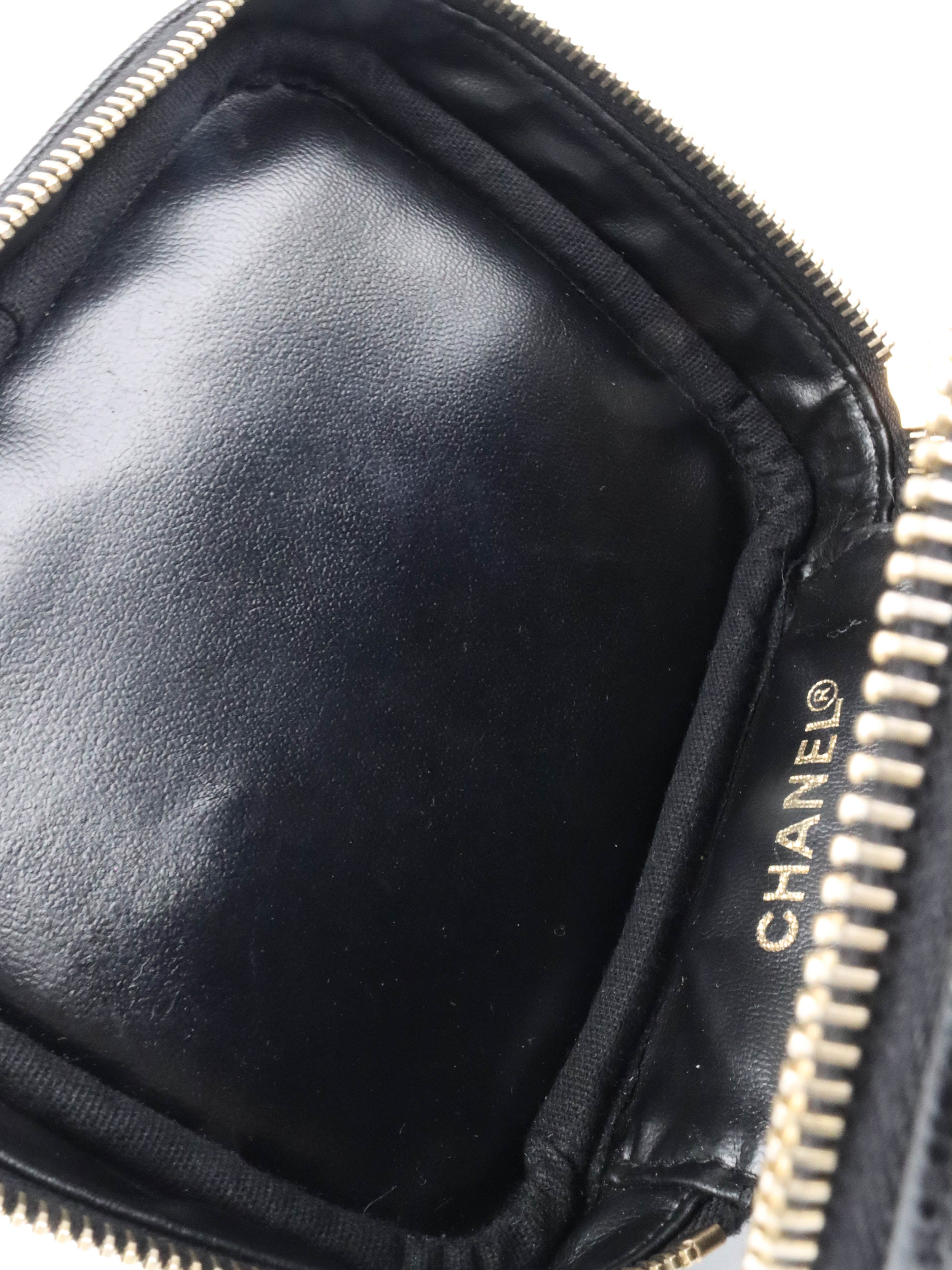 Chanel Vintage Caviar Vanity Case