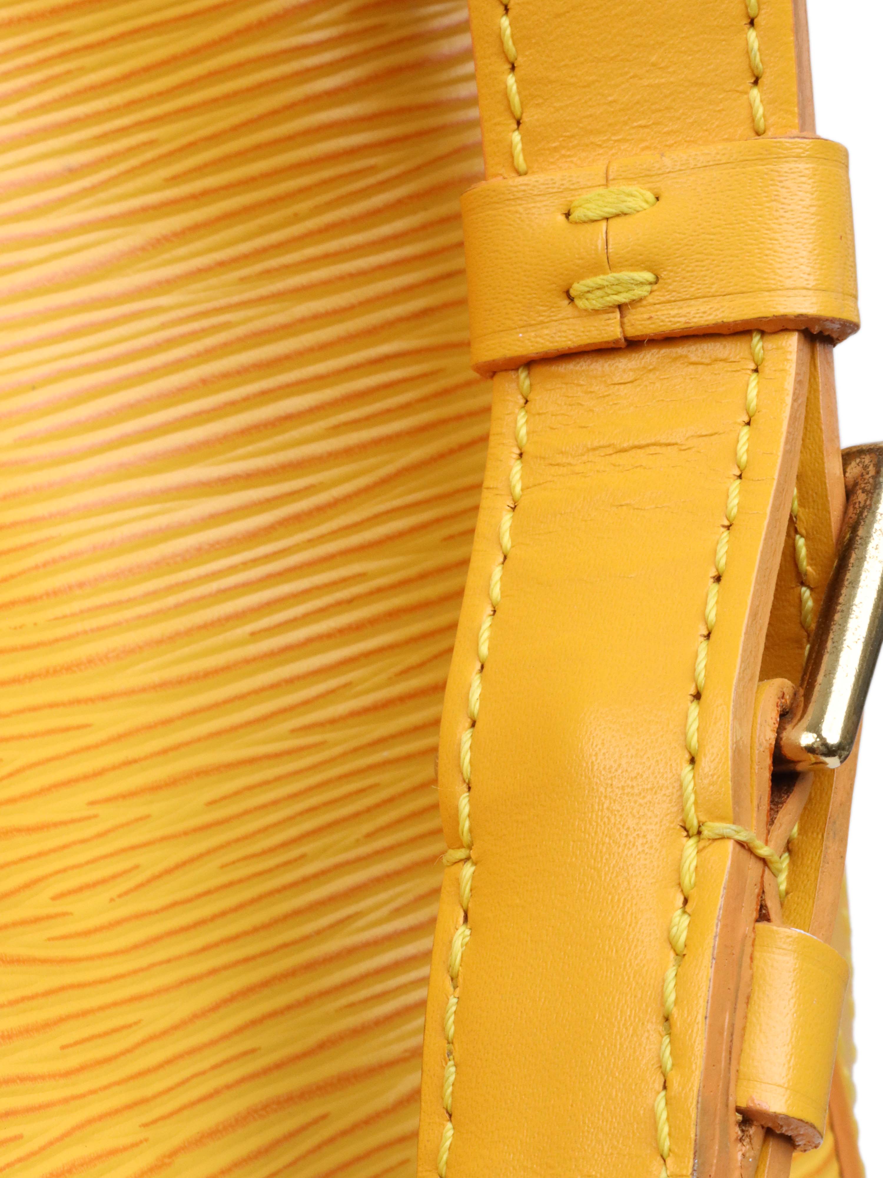 Louis Vuitton Yellow Epi Leather NeoNoe PM Bucket Bag