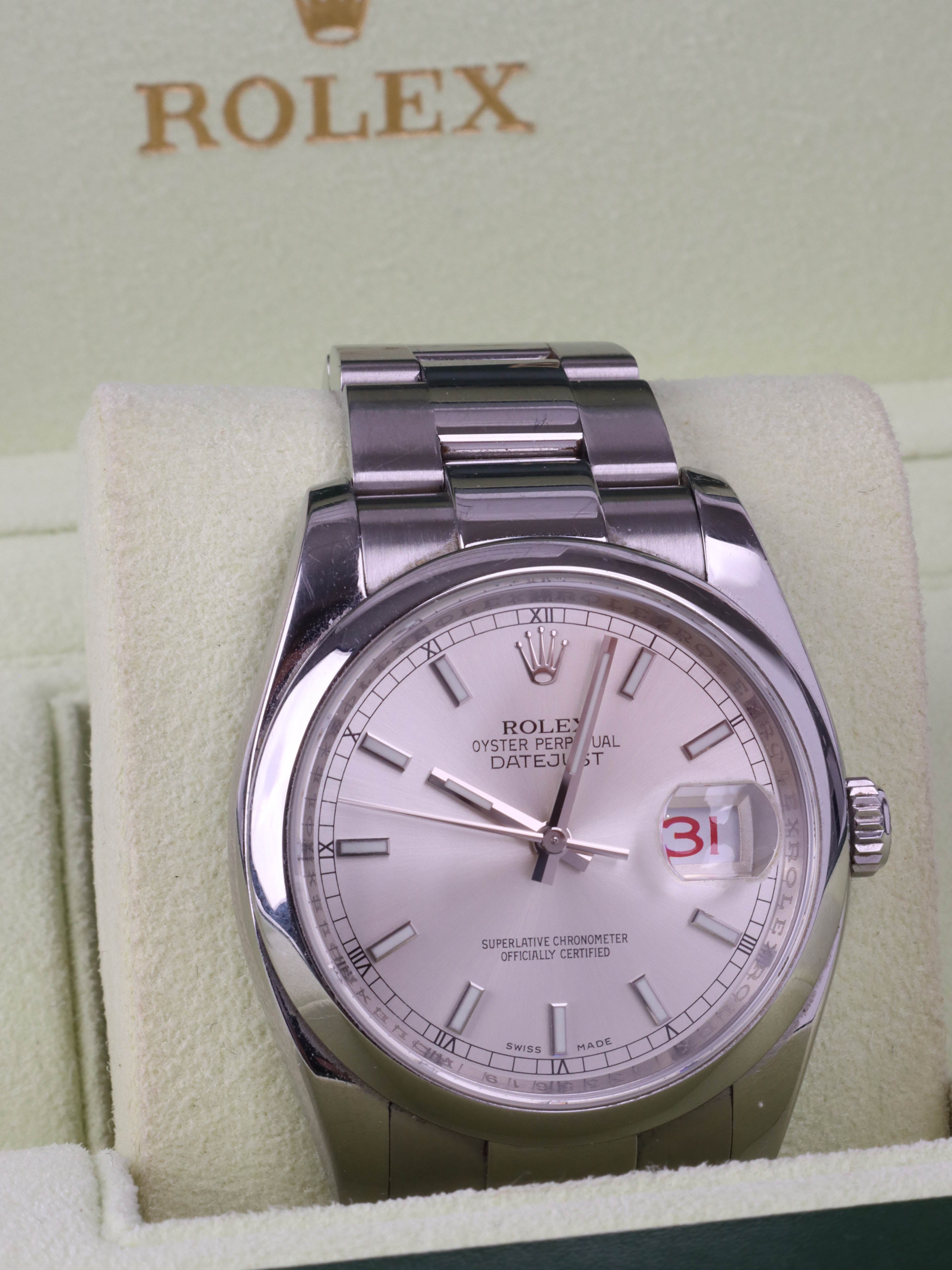 Rolex Oyster Perpetual 116200 Silver Dial Watch