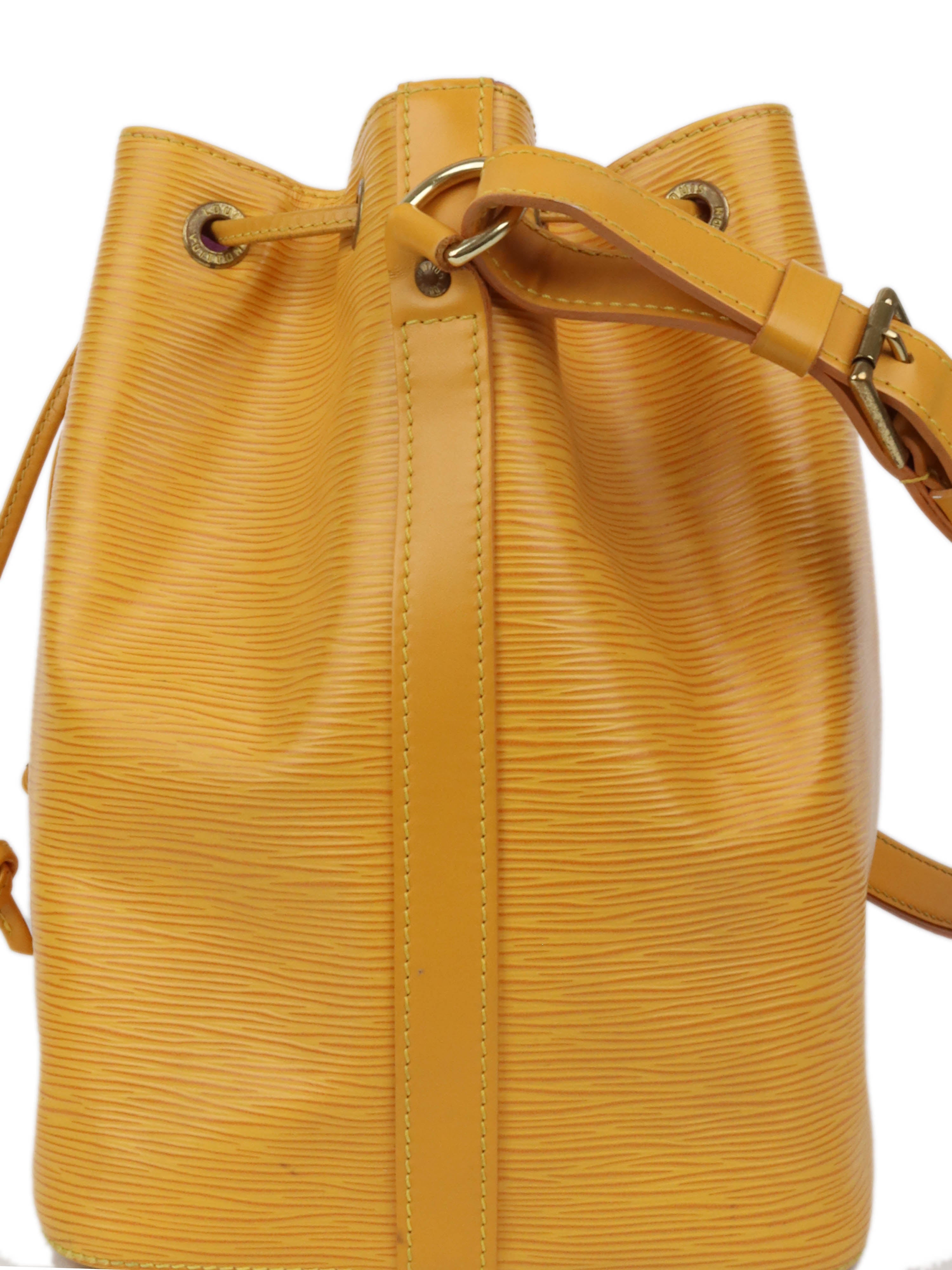 Louis Vuitton Yellow Epi Leather NeoNoe PM Bucket Bag