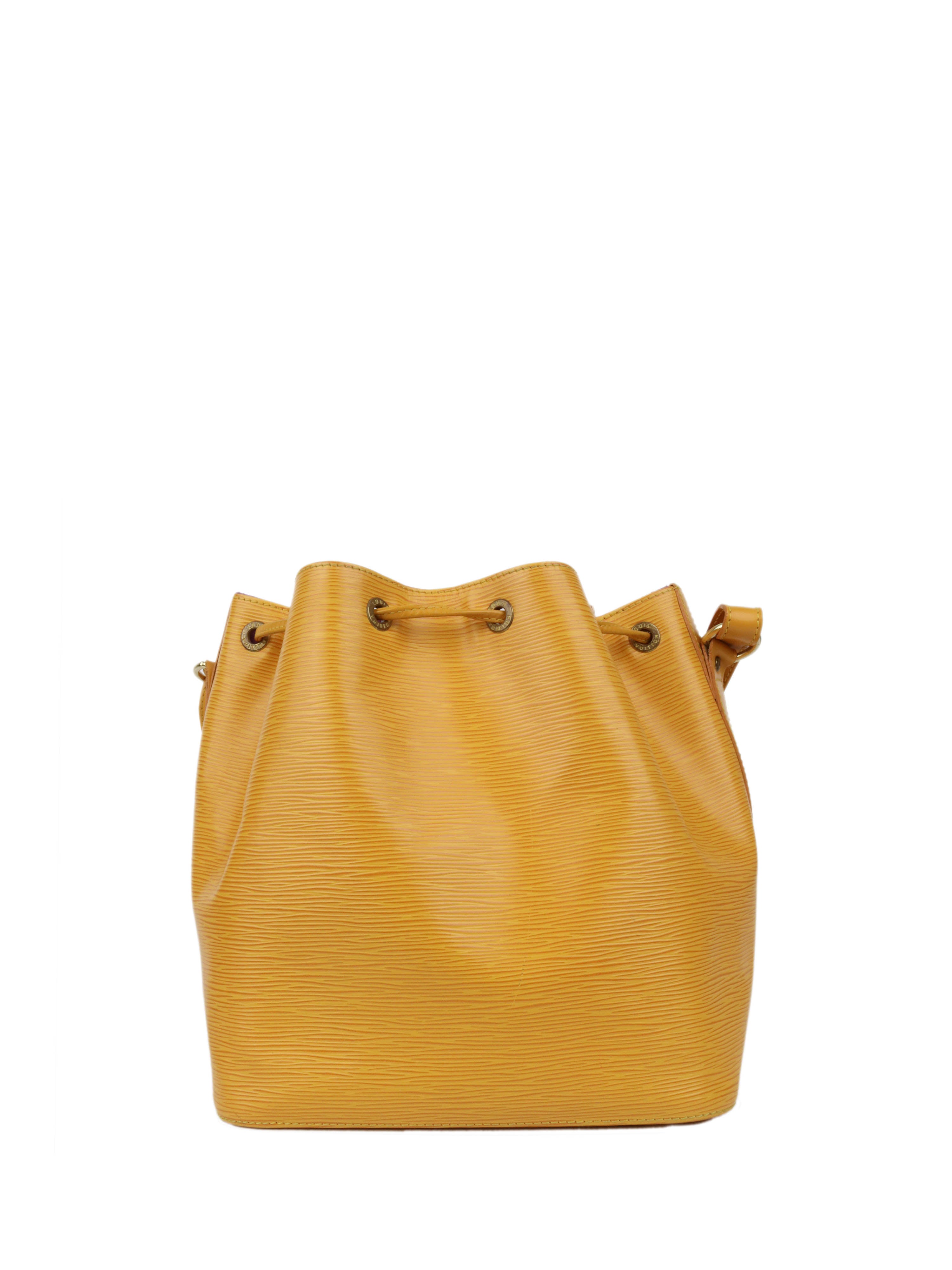 Louis Vuitton Yellow Epi Leather NeoNoe PM Bucket Bag