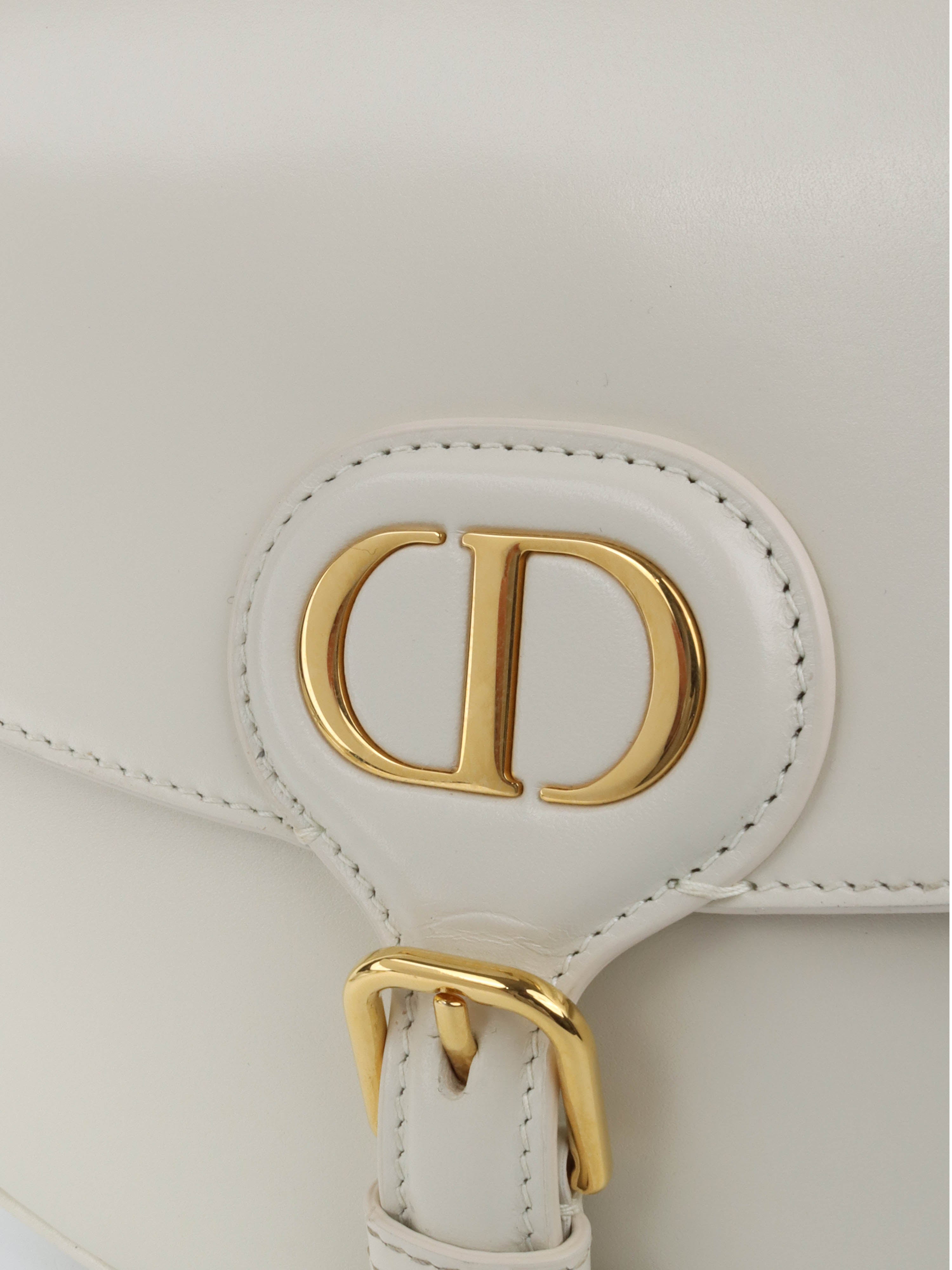 Dior Medium White Bobby Bag