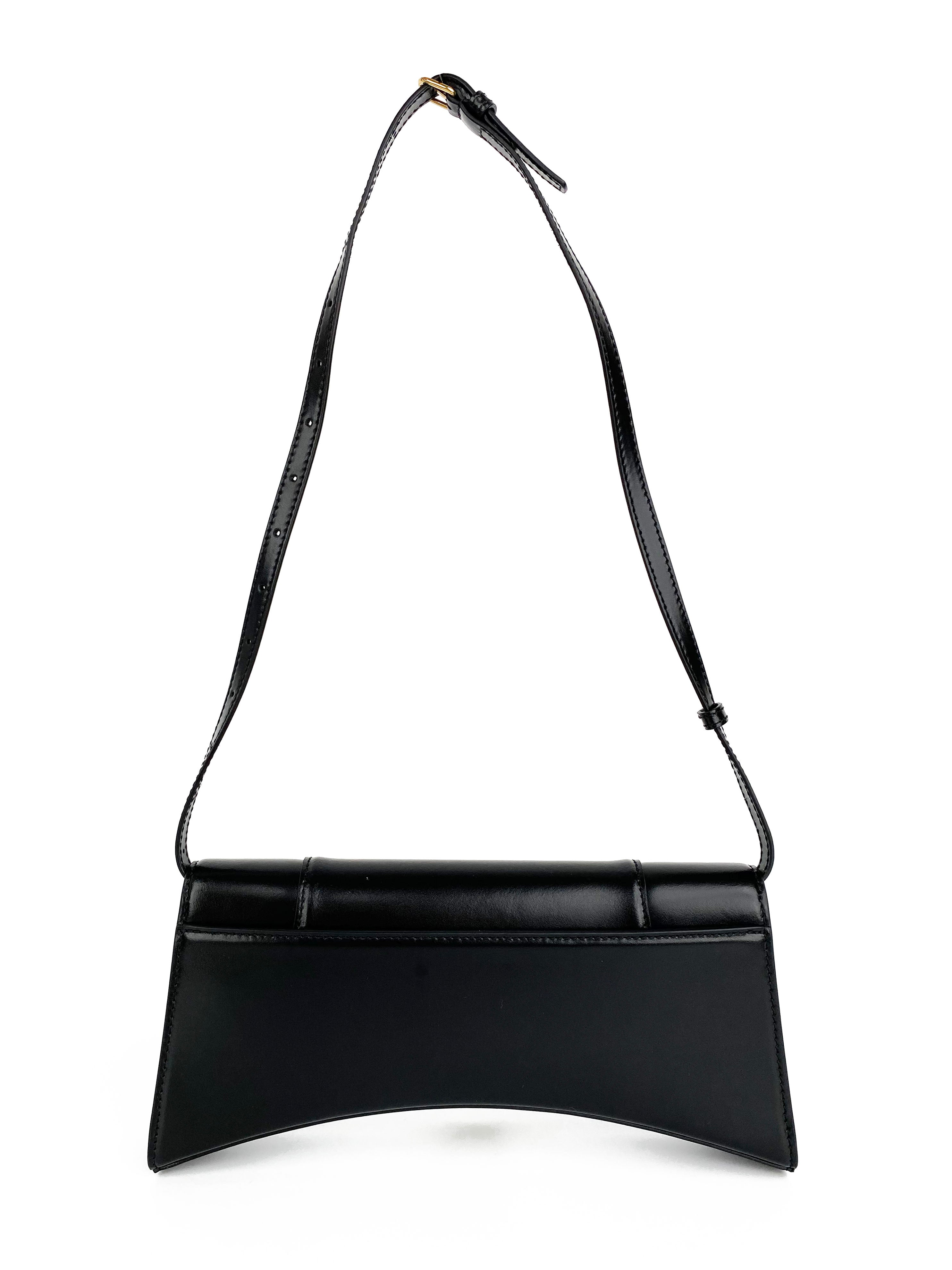 BalenciagaBlackWhiteHourglassBaguetteBag-1.jpg