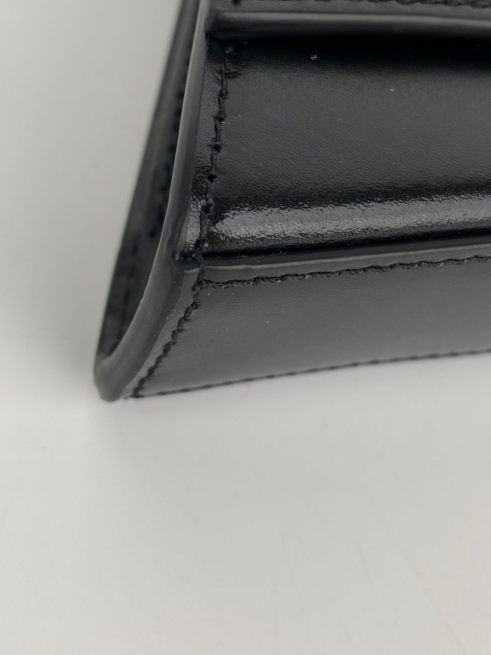 Balenciaga Black Hourglass Baguette Bag