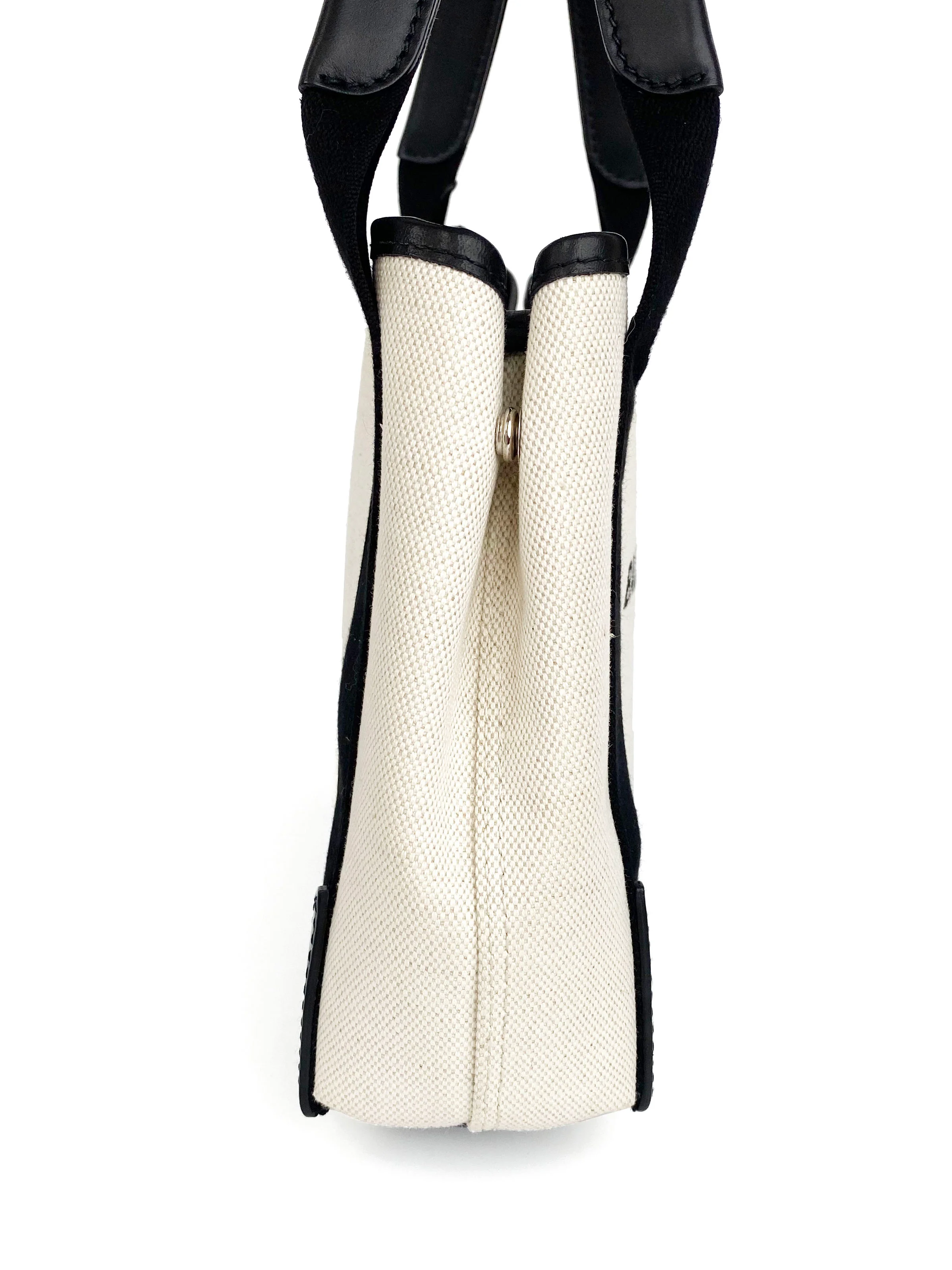Balenciaga Black  White XS Cabas Bag