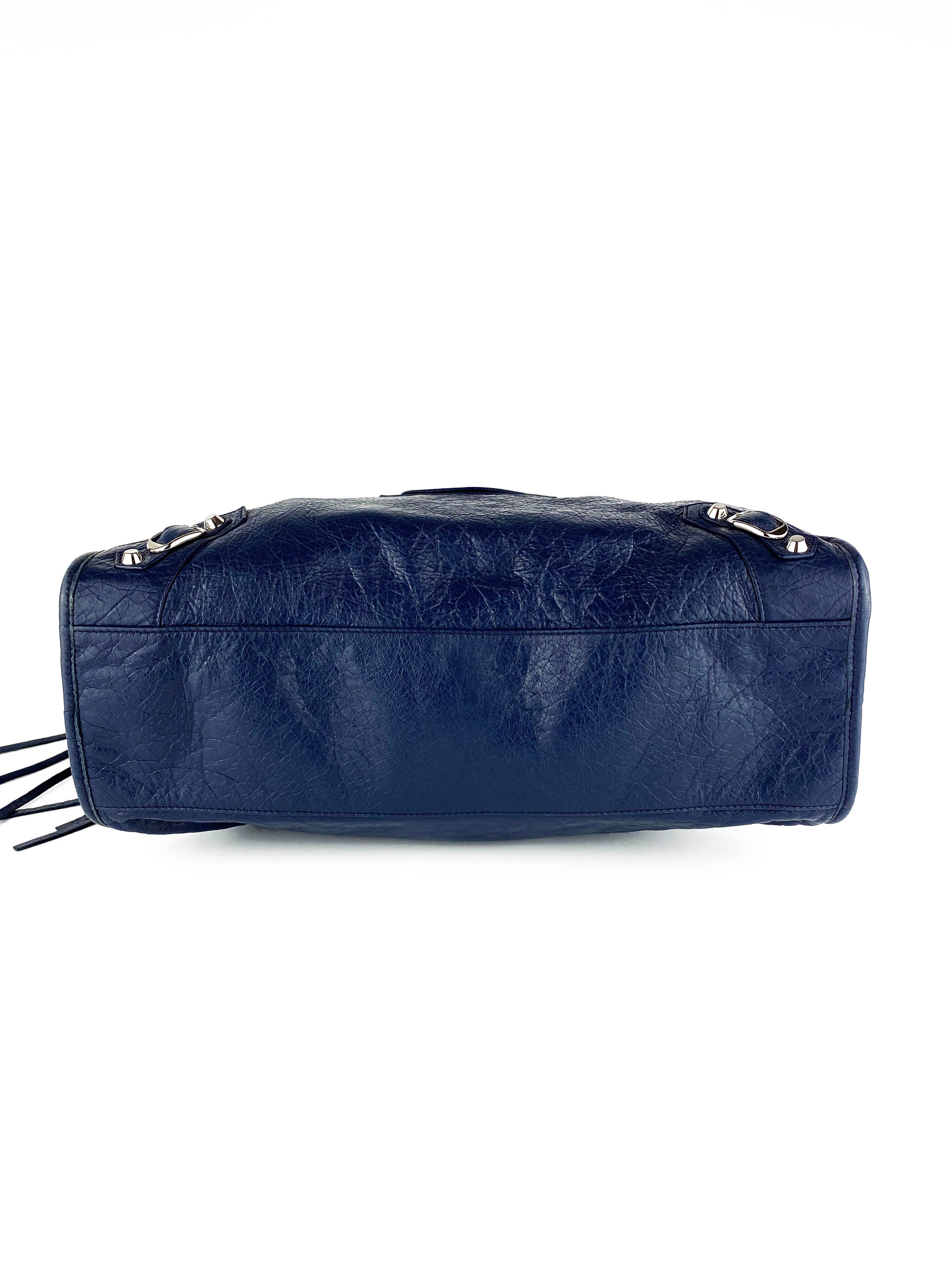 Balenciaga Navy City Bag