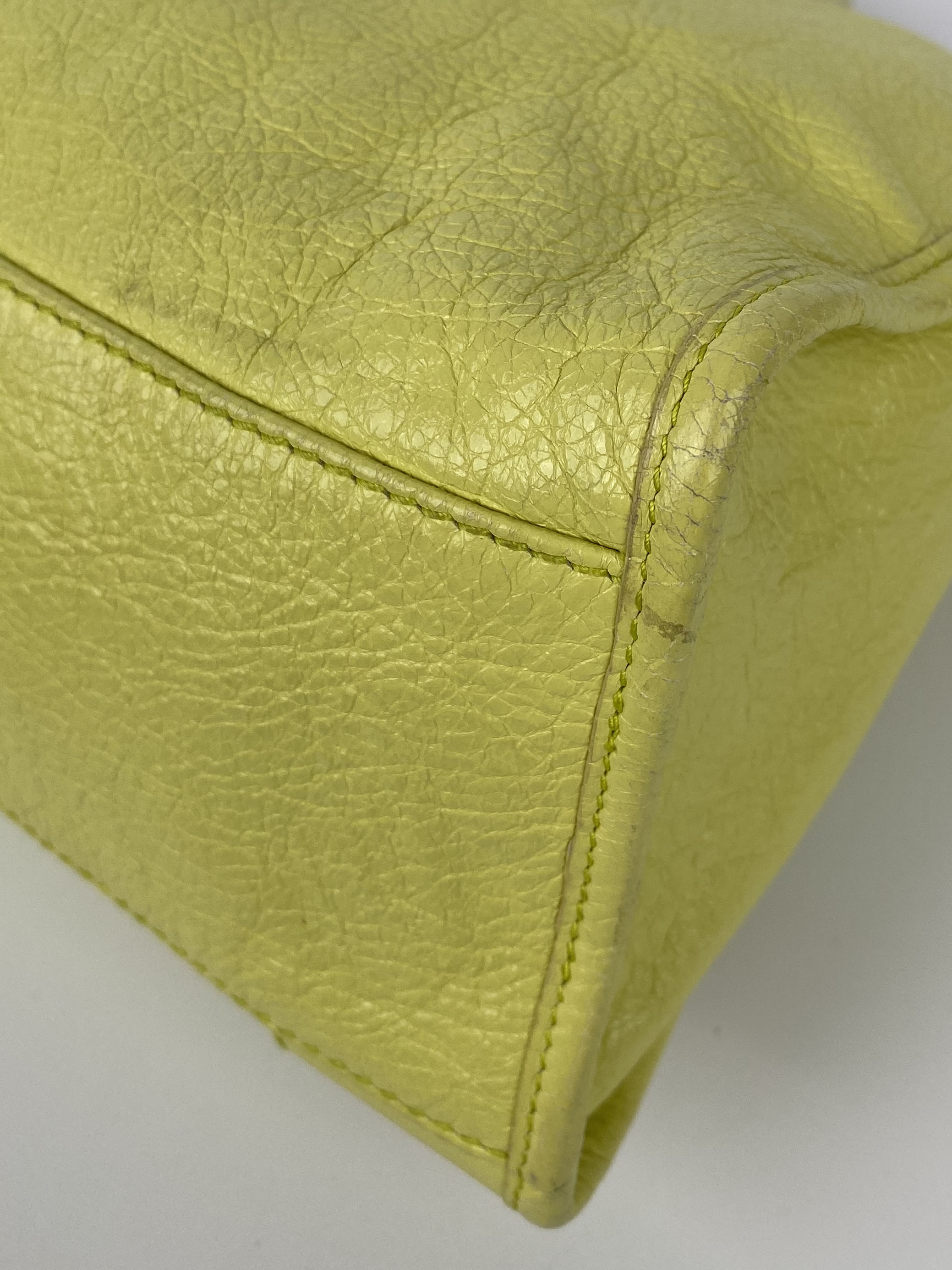 Balenciaga Pistachio Yellow Medium City Bag