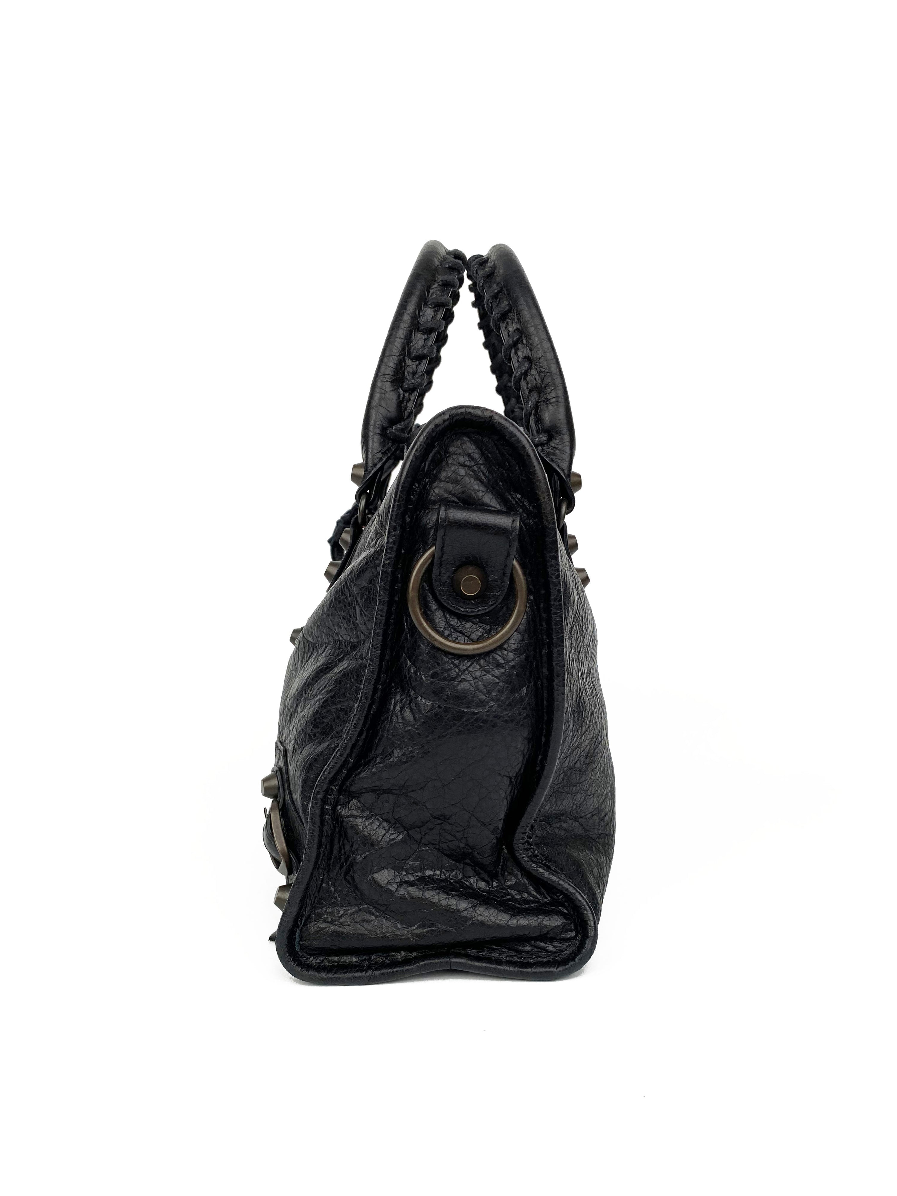 Balenciaga Small Black City Bag