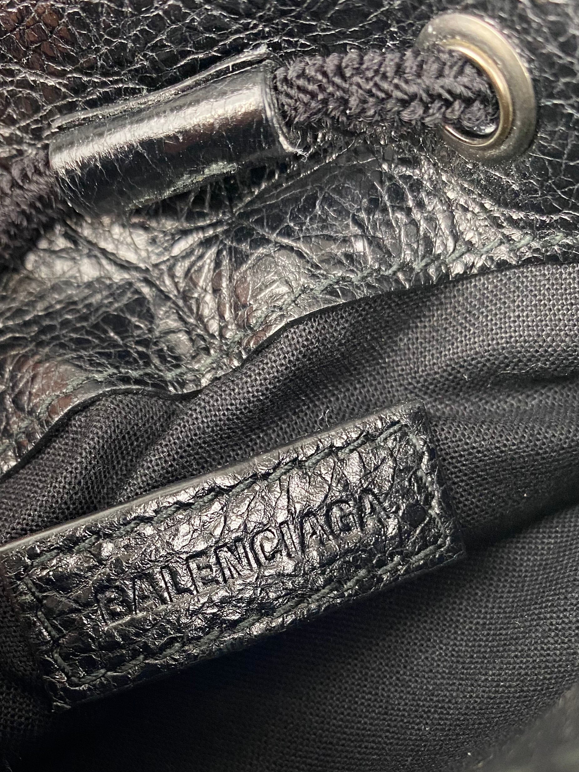 Balenciaga Small Black Explorer Pouch