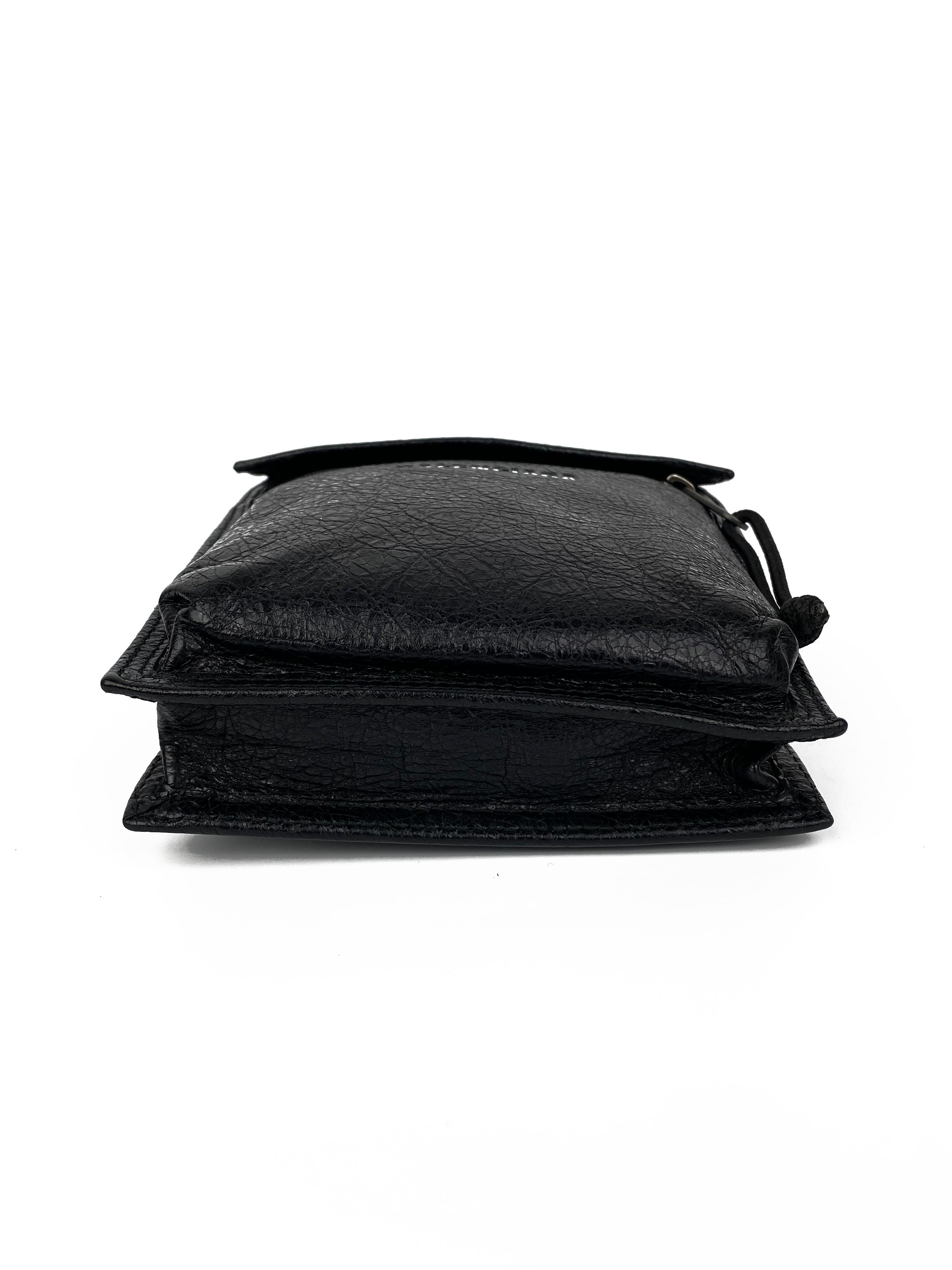 Balenciaga Small Black Explorer Pouch