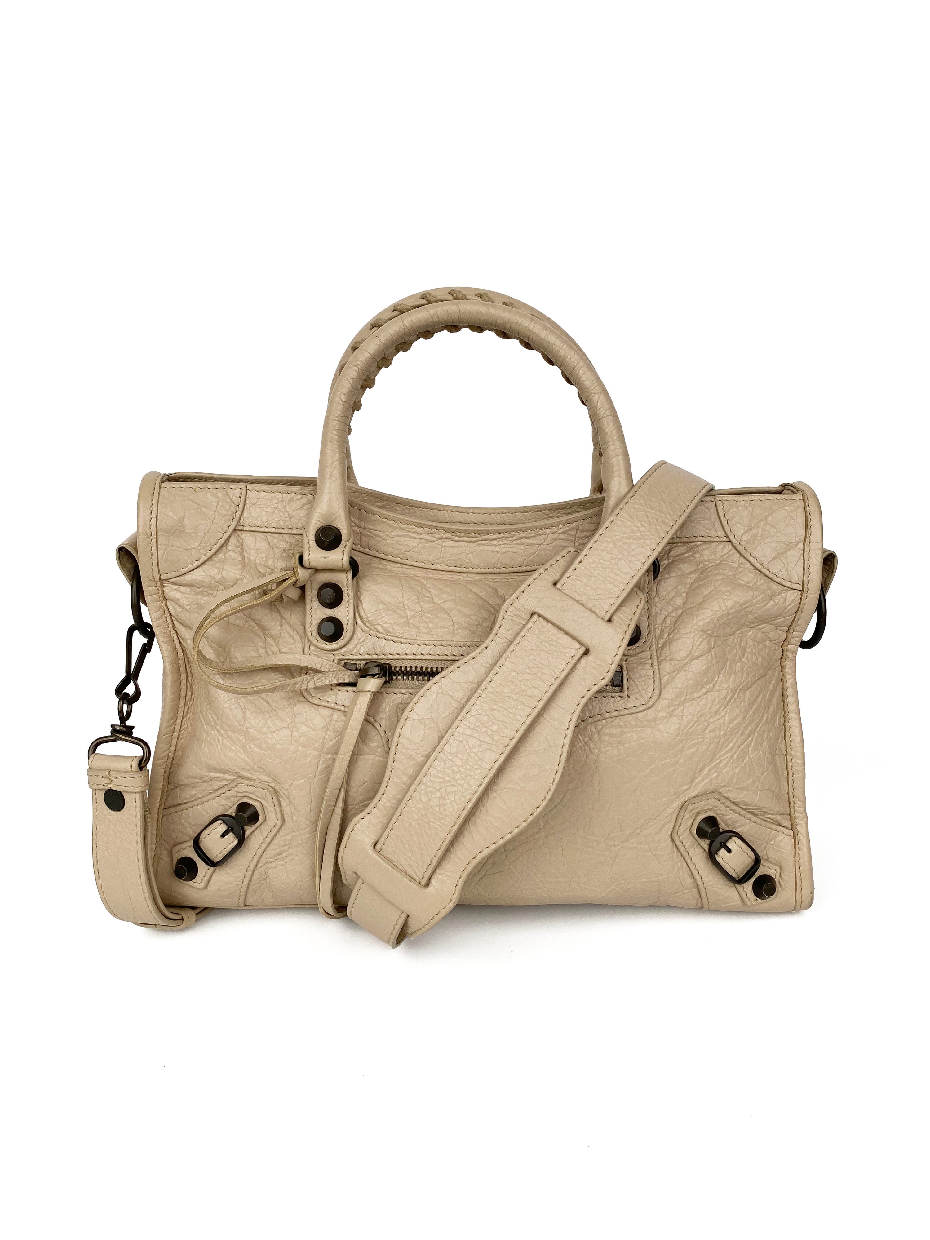 Balenciaga Small Nude City Bag