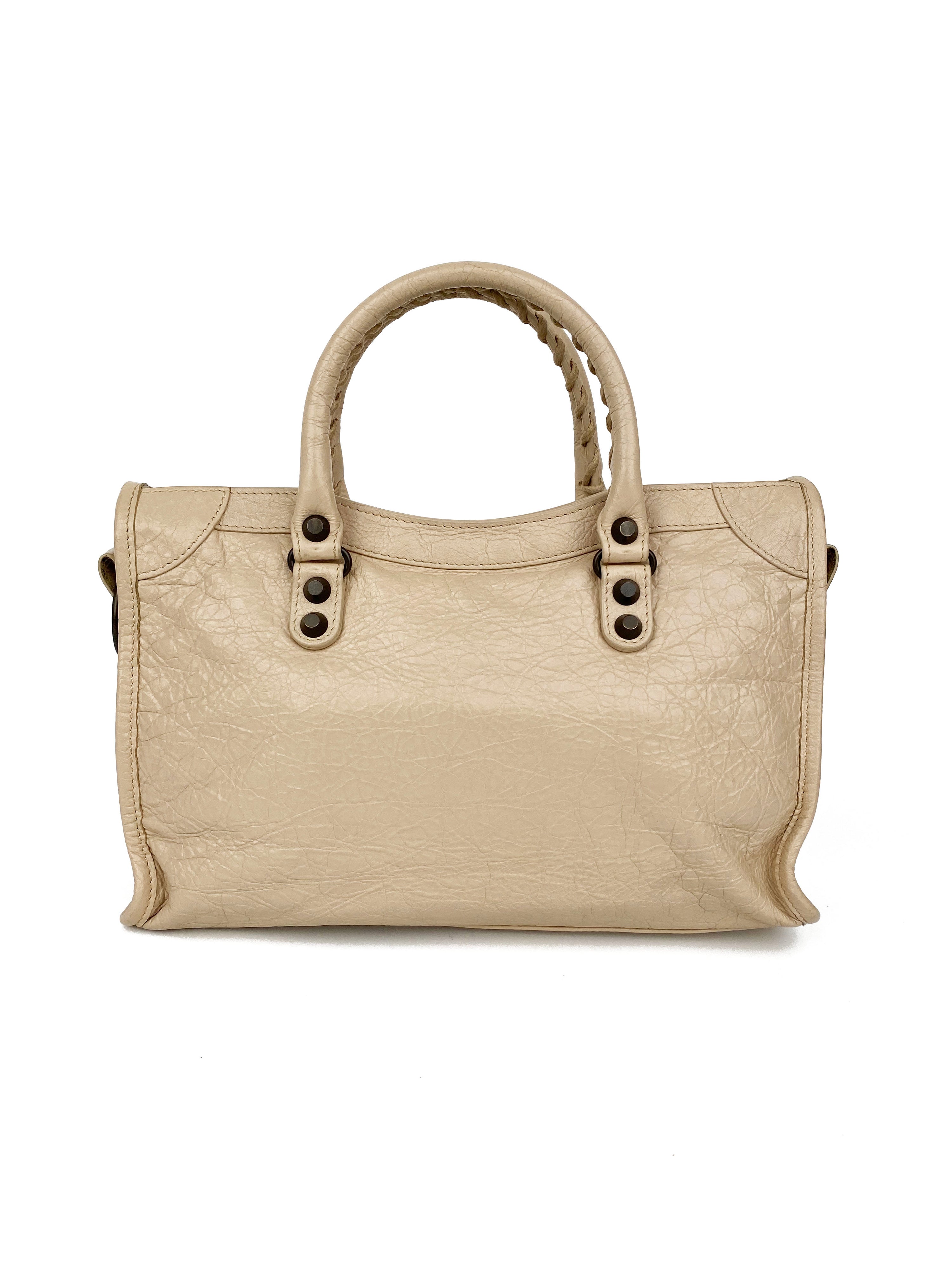 Balenciaga Small Nude City Bag