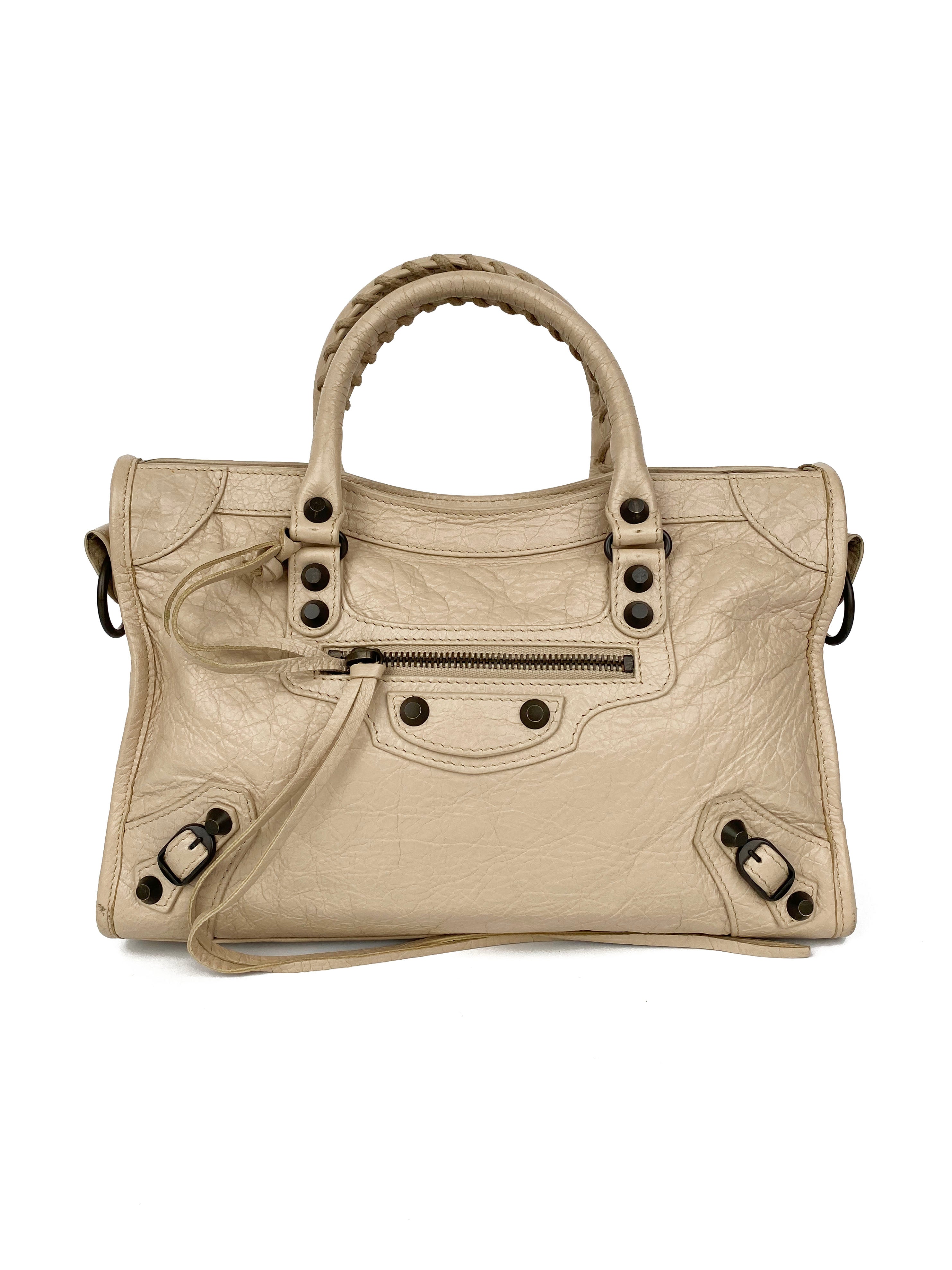 Balenciaga Small Nude City Bag