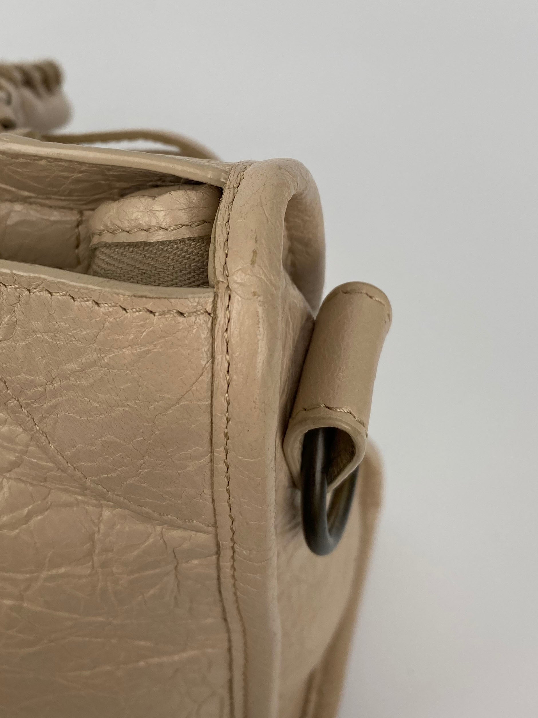 Balenciaga Small Nude City Bag