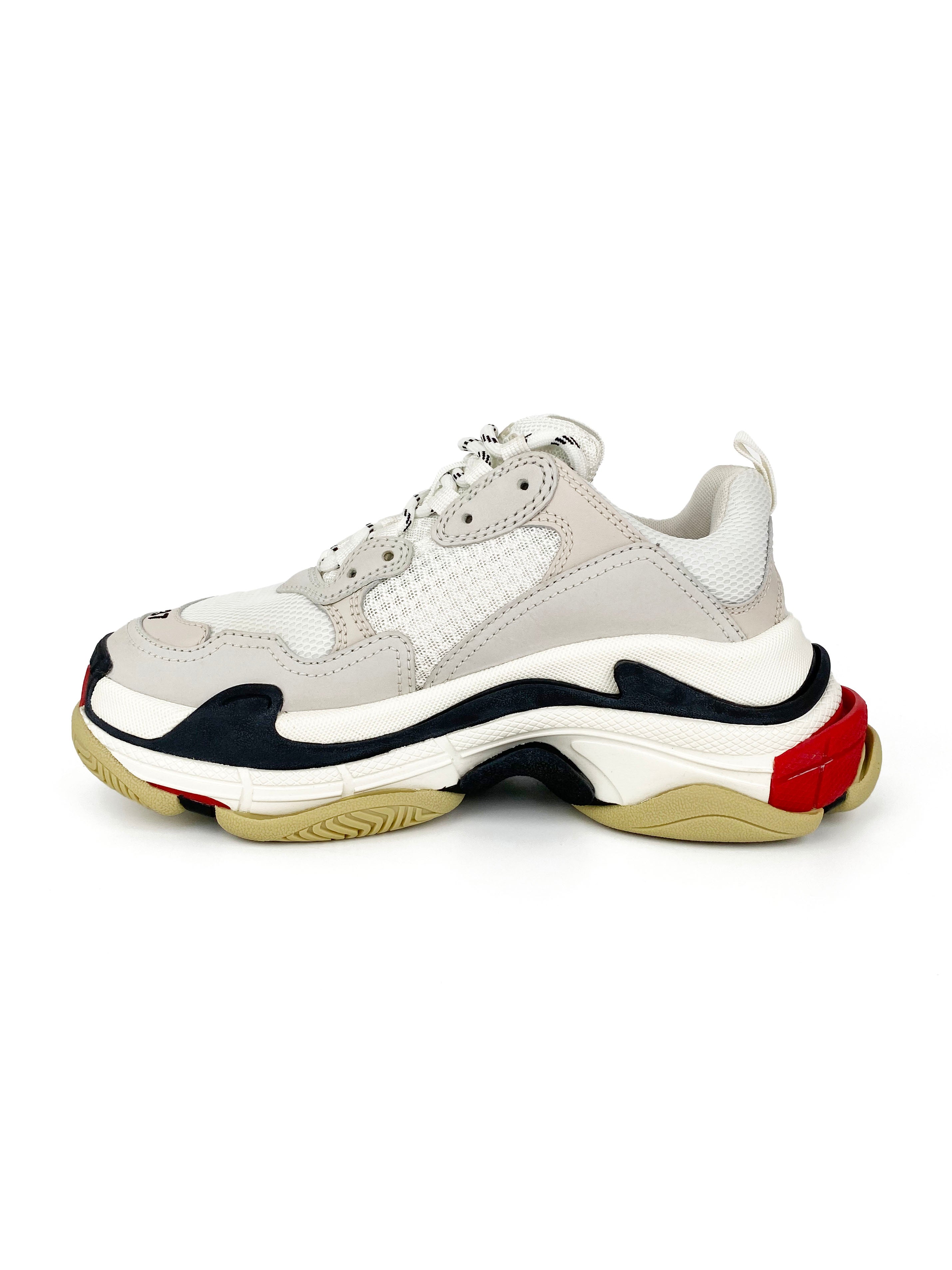 Balenciaga Tess Triple S Gomma Sneakers 37