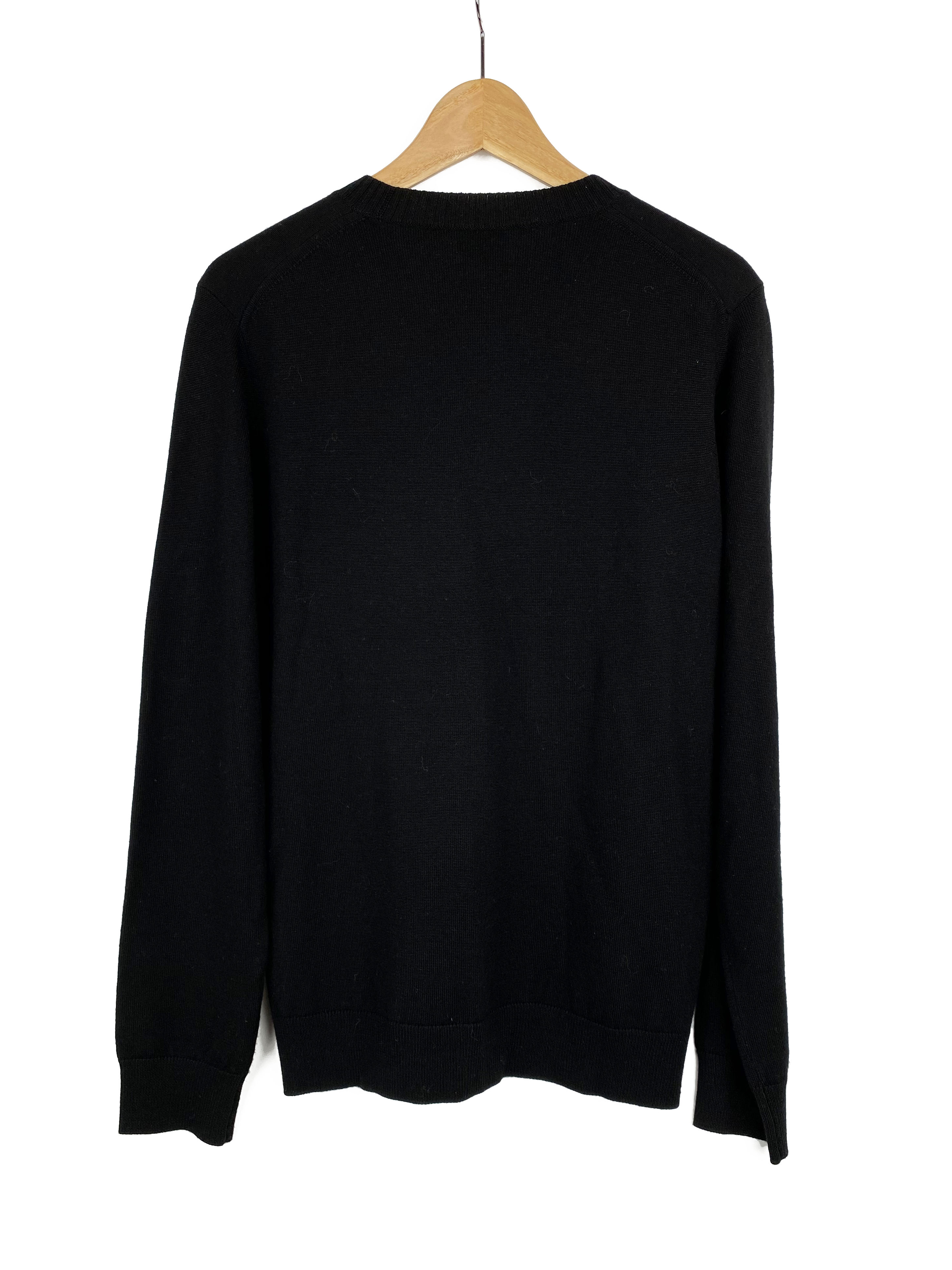 Burberry Black Intarsia Jumper M