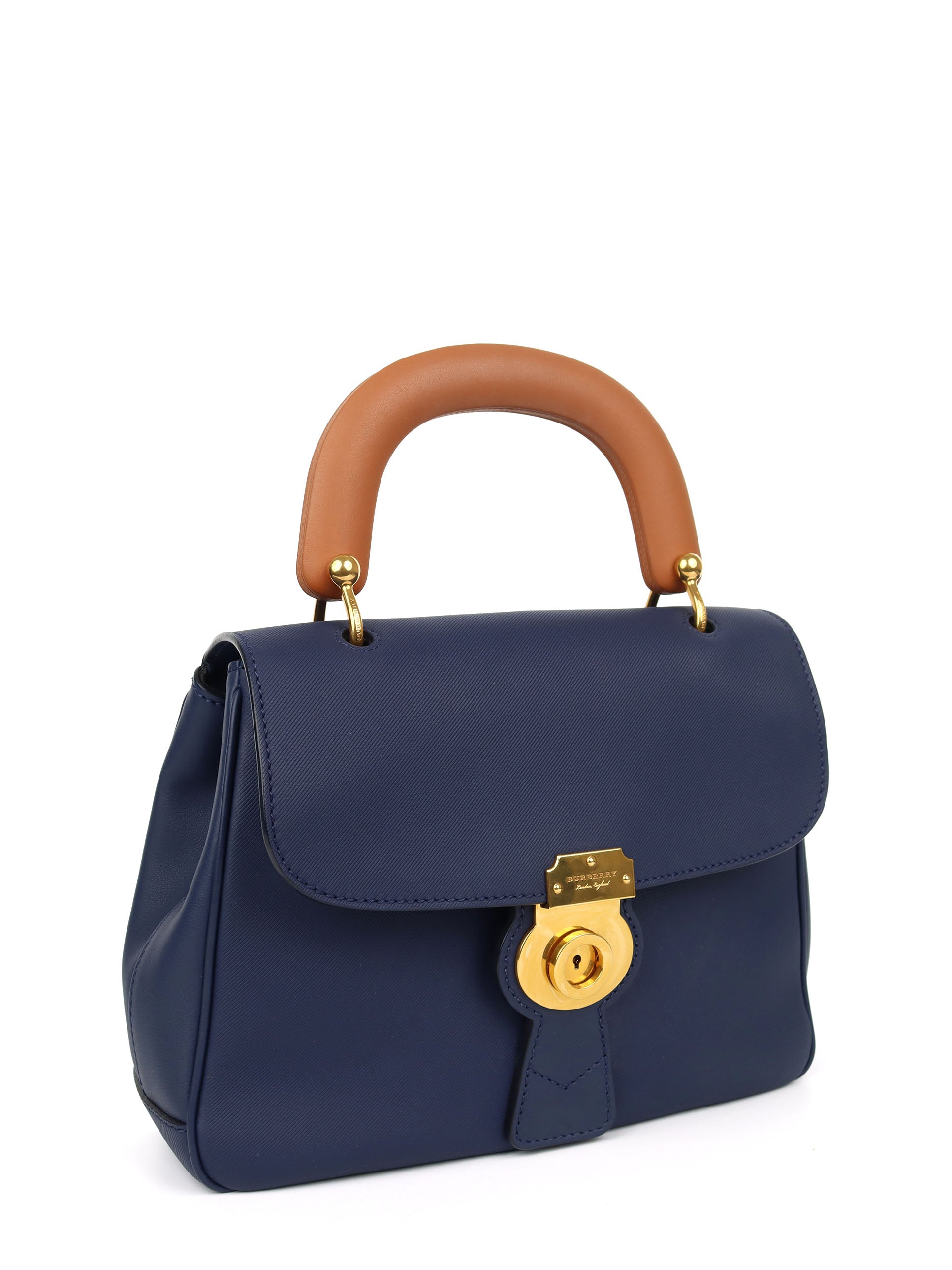 Burberry Blue Top Handle Bag