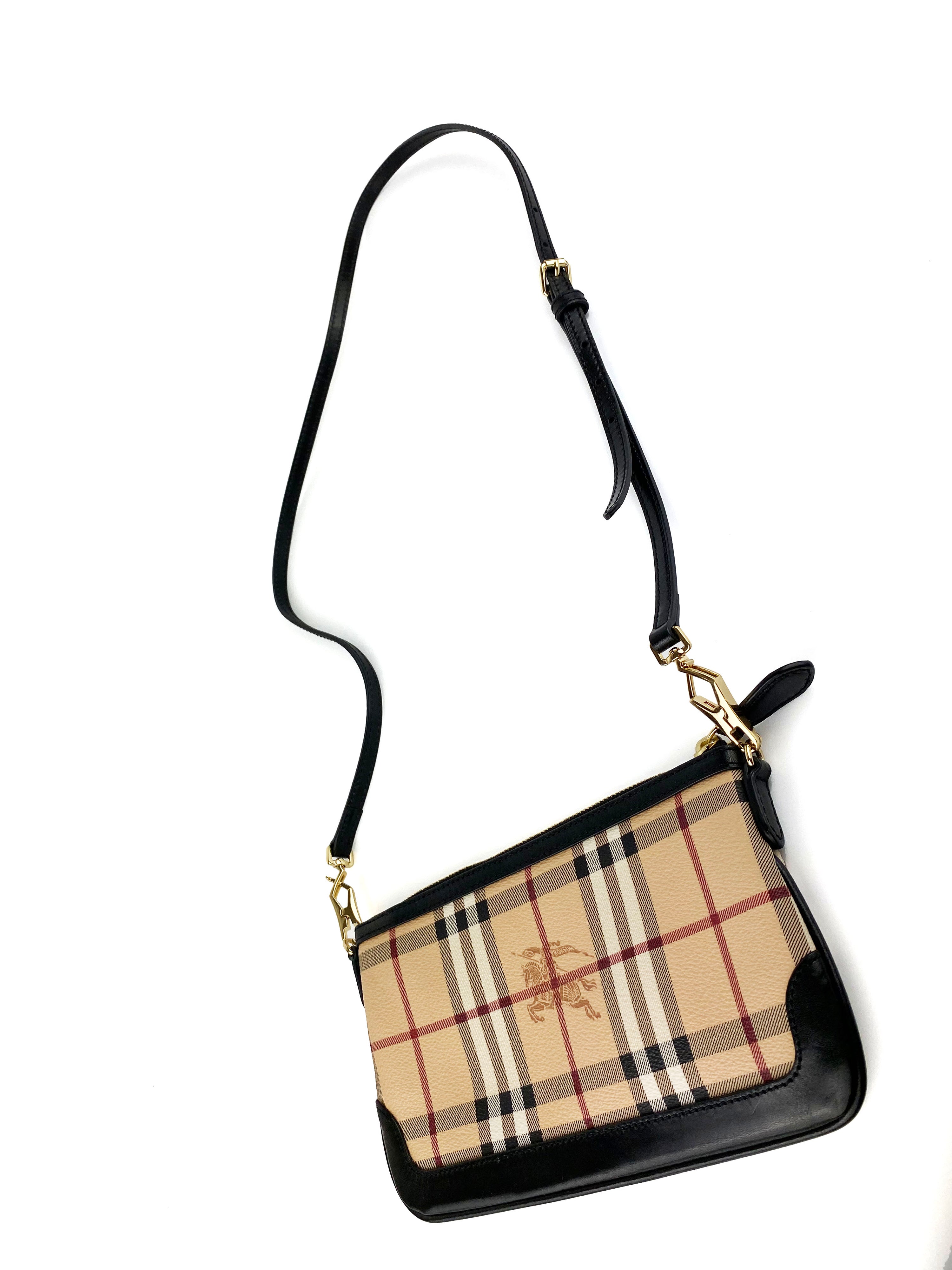 Burberry Haymarket Check Mini Shoulder Bag