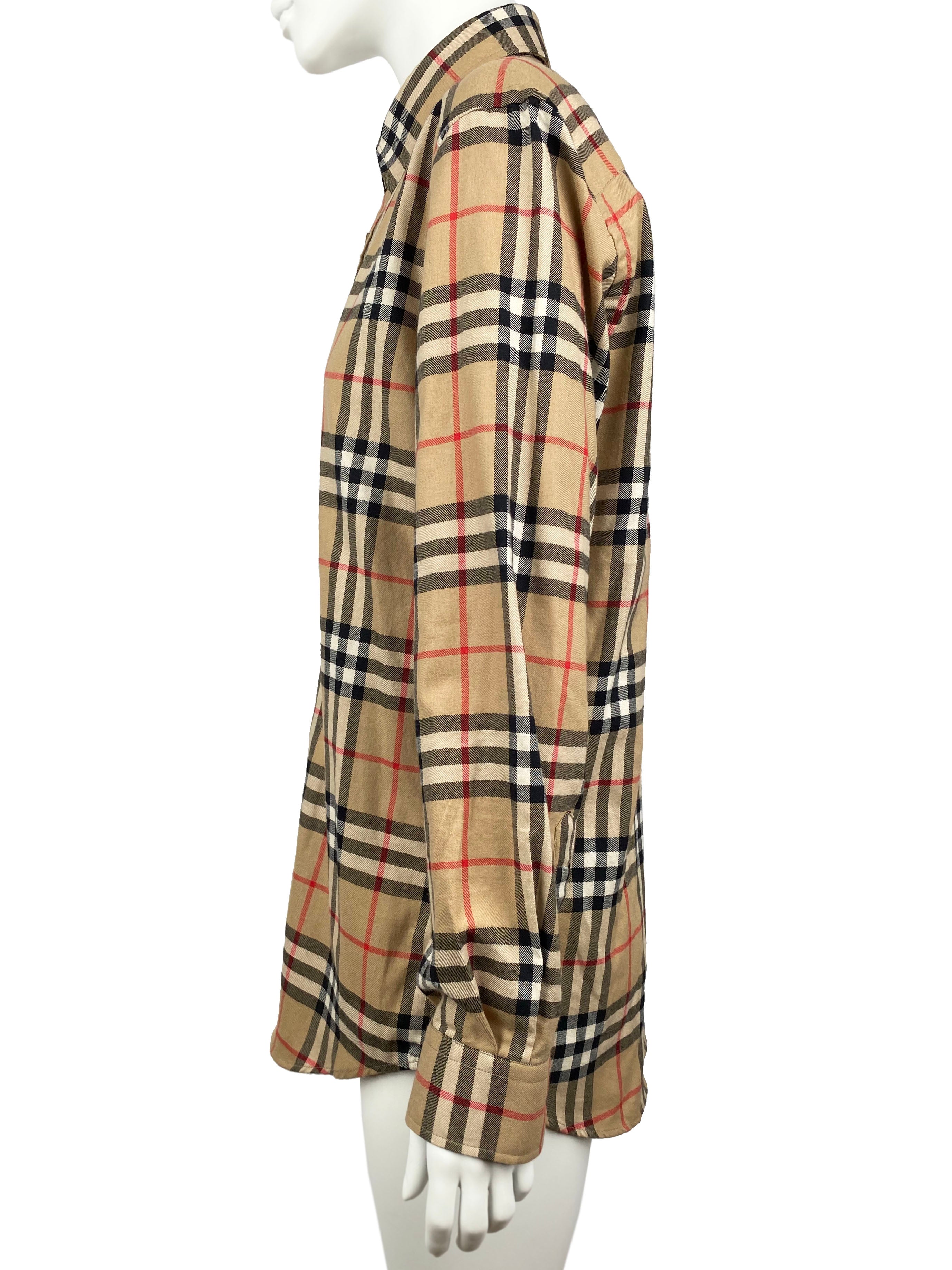 Burberry Haymarket Check Shirt S