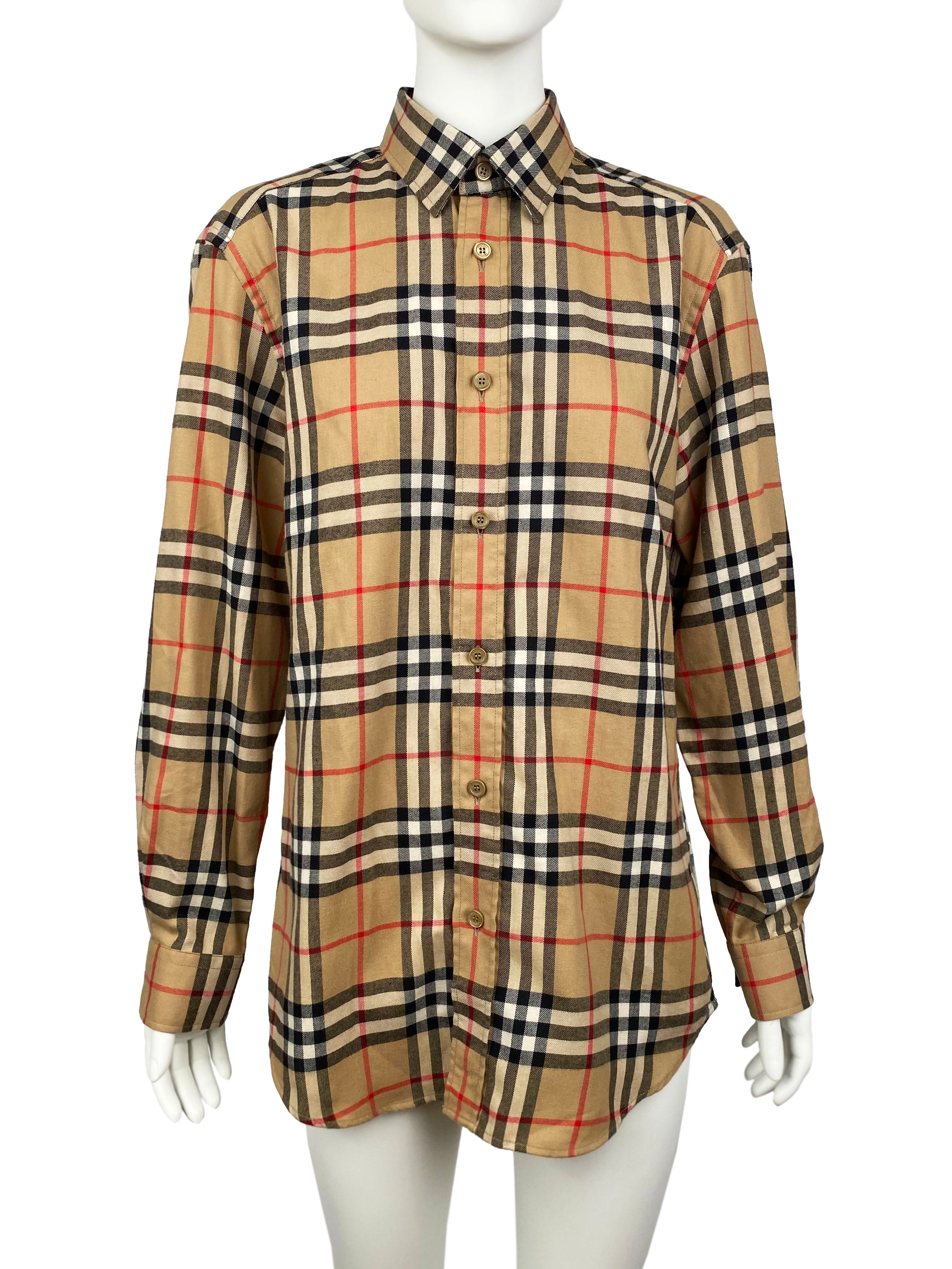 Burberry Haymarket Check Shirt S