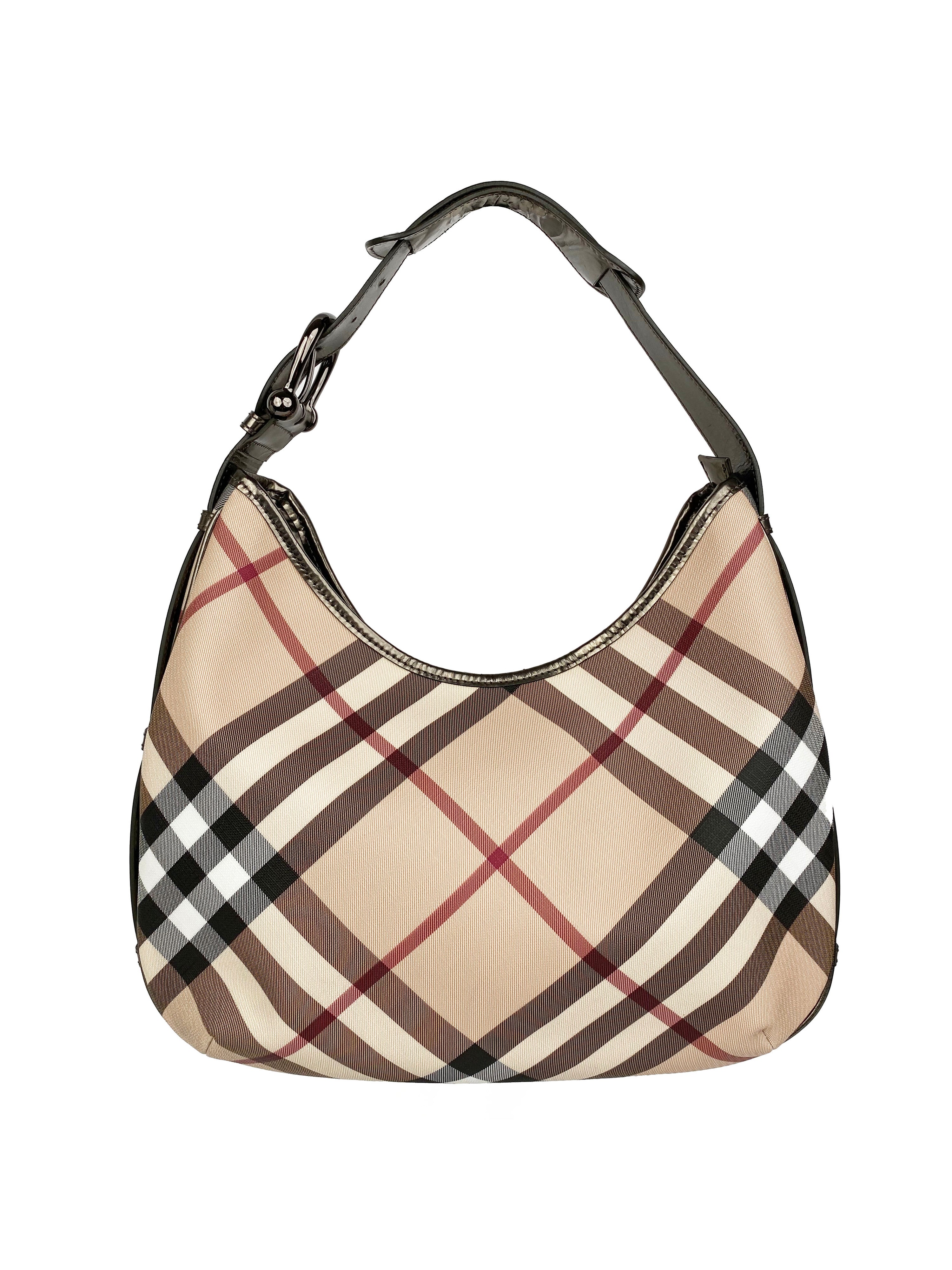 Burberry Large Haymarket Check Tote