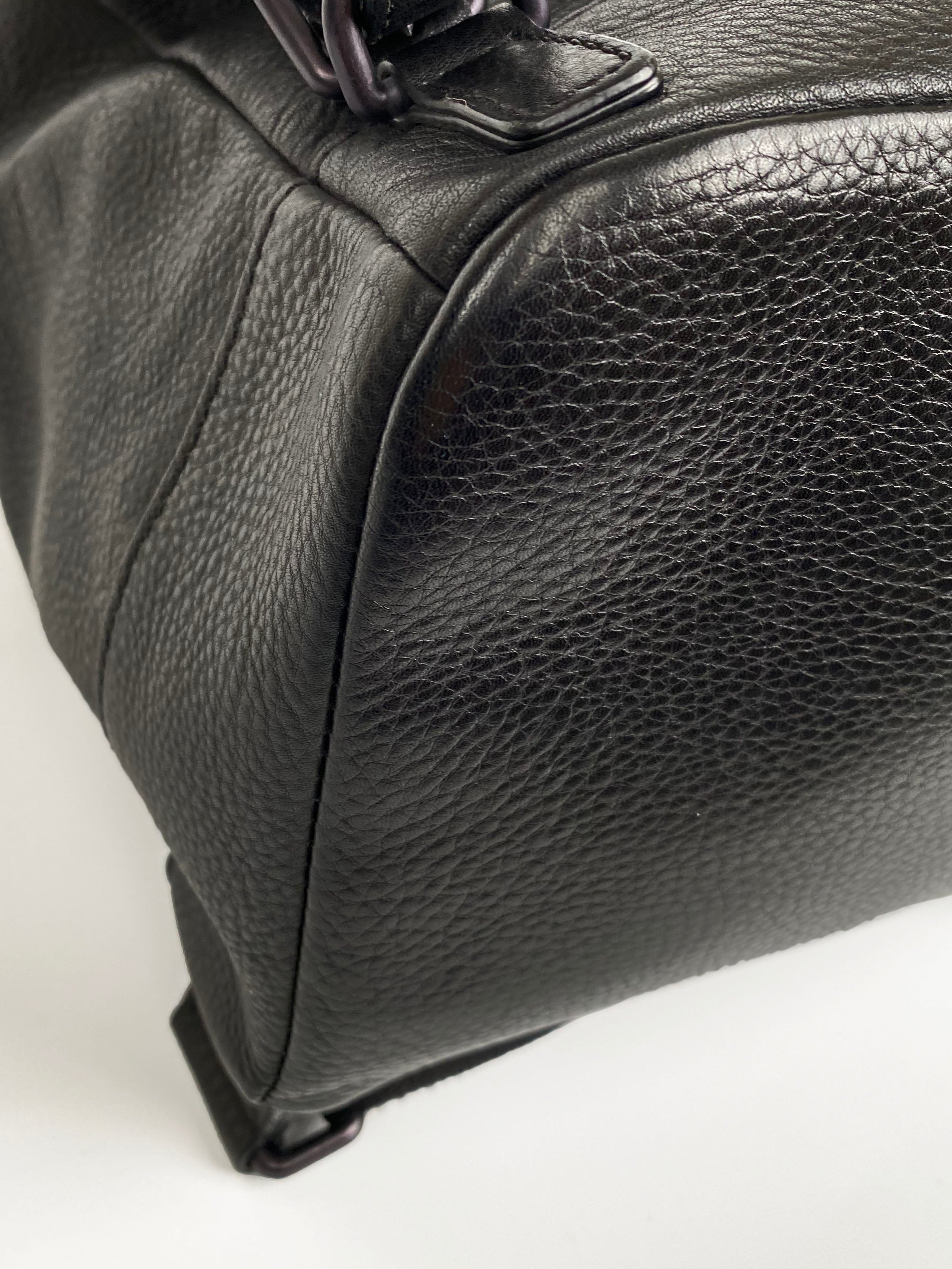 Burberry Mens Black Extra Large Rucksack