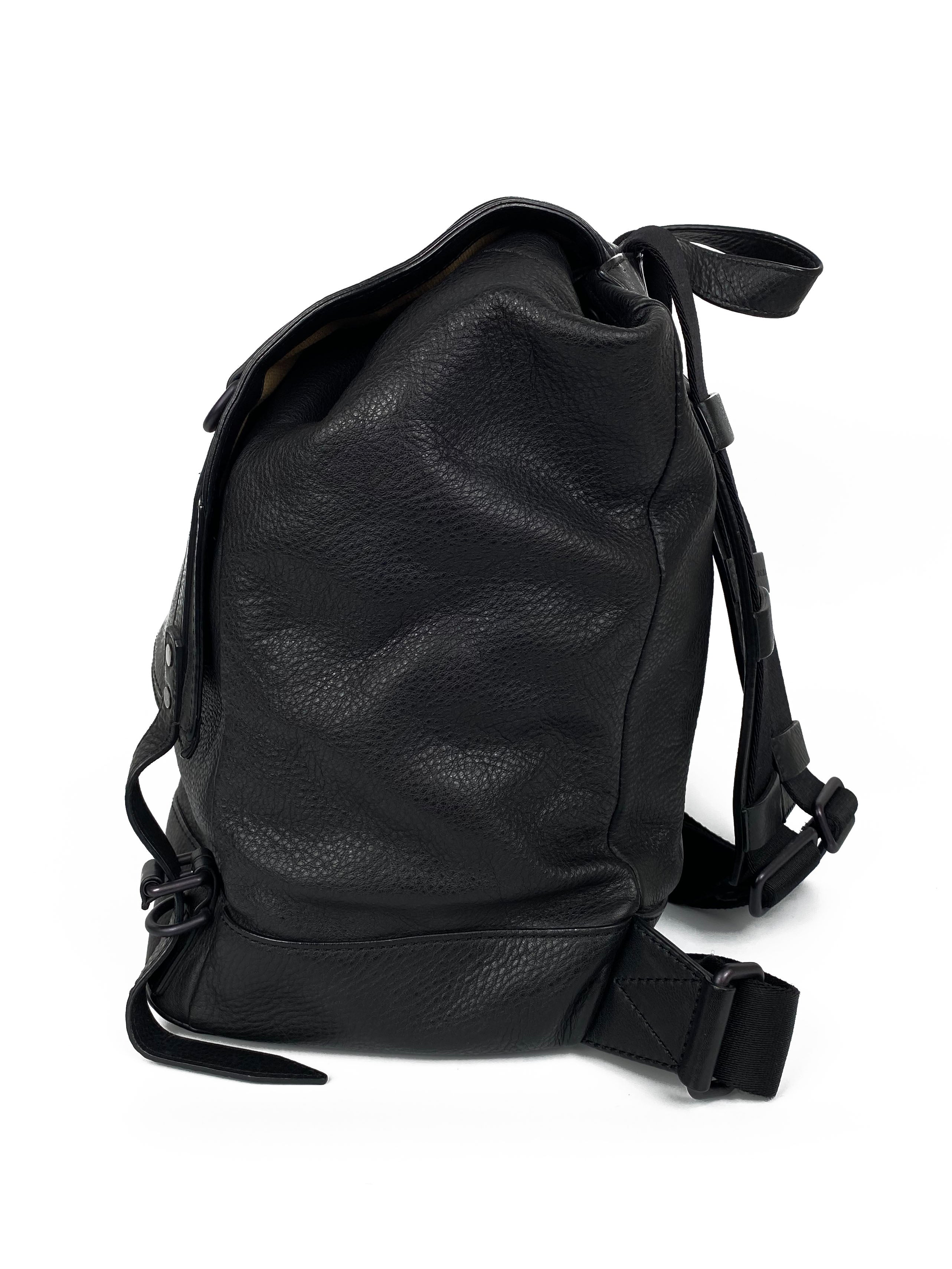 Burberry Mens Black Extra Large Rucksack