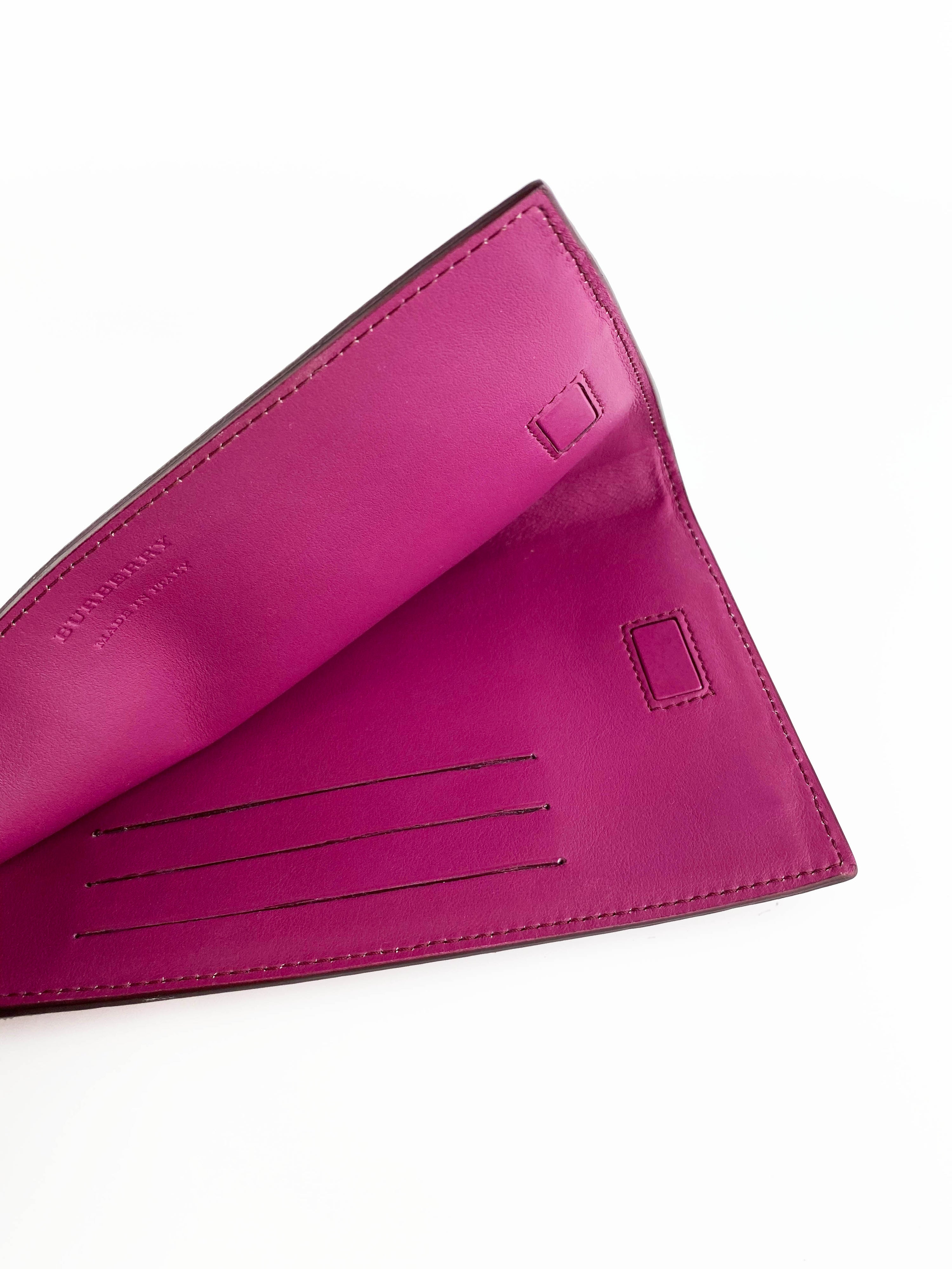 Burberry Purple Document Holder