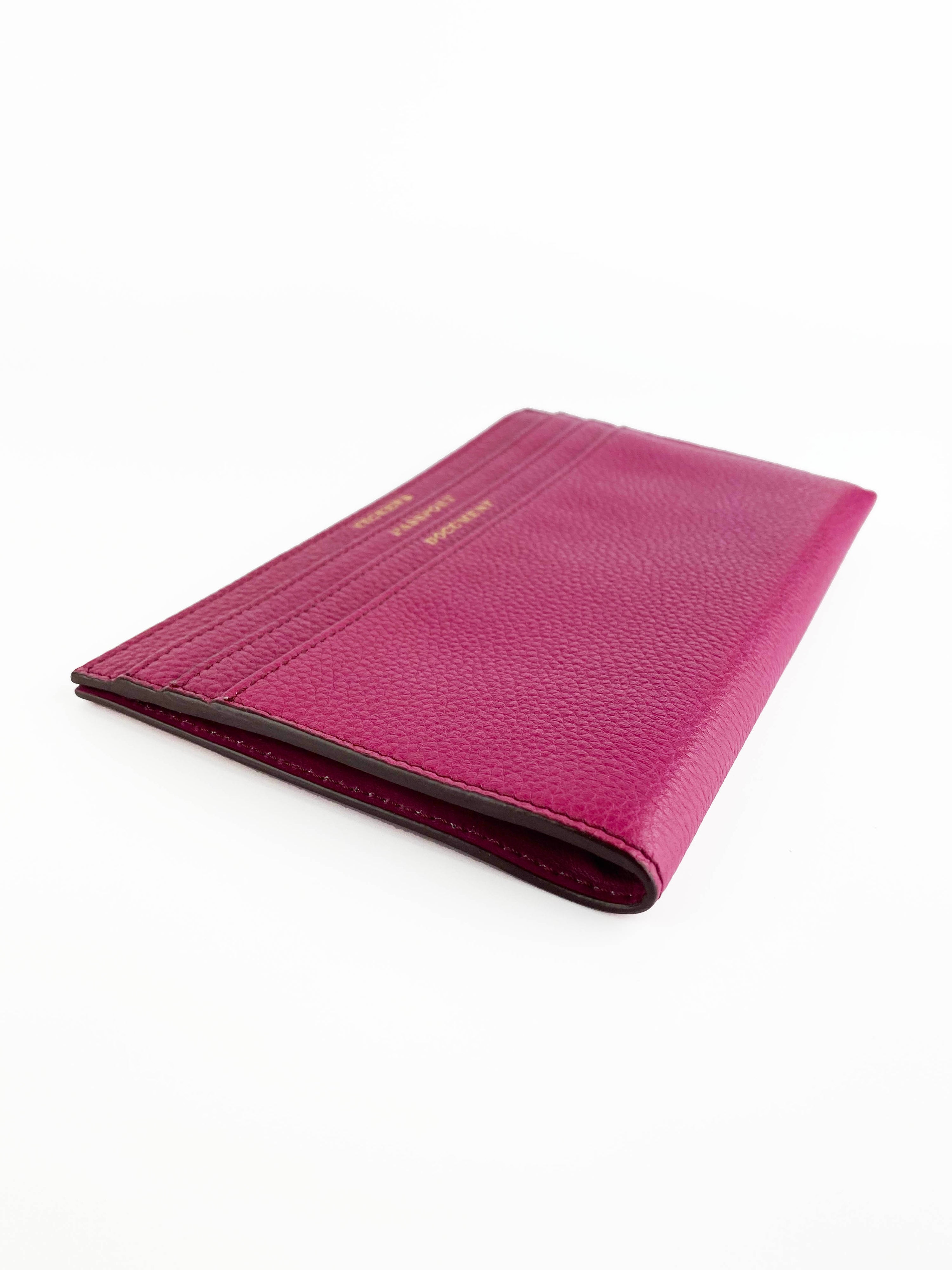 Burberry Purple Document Holder