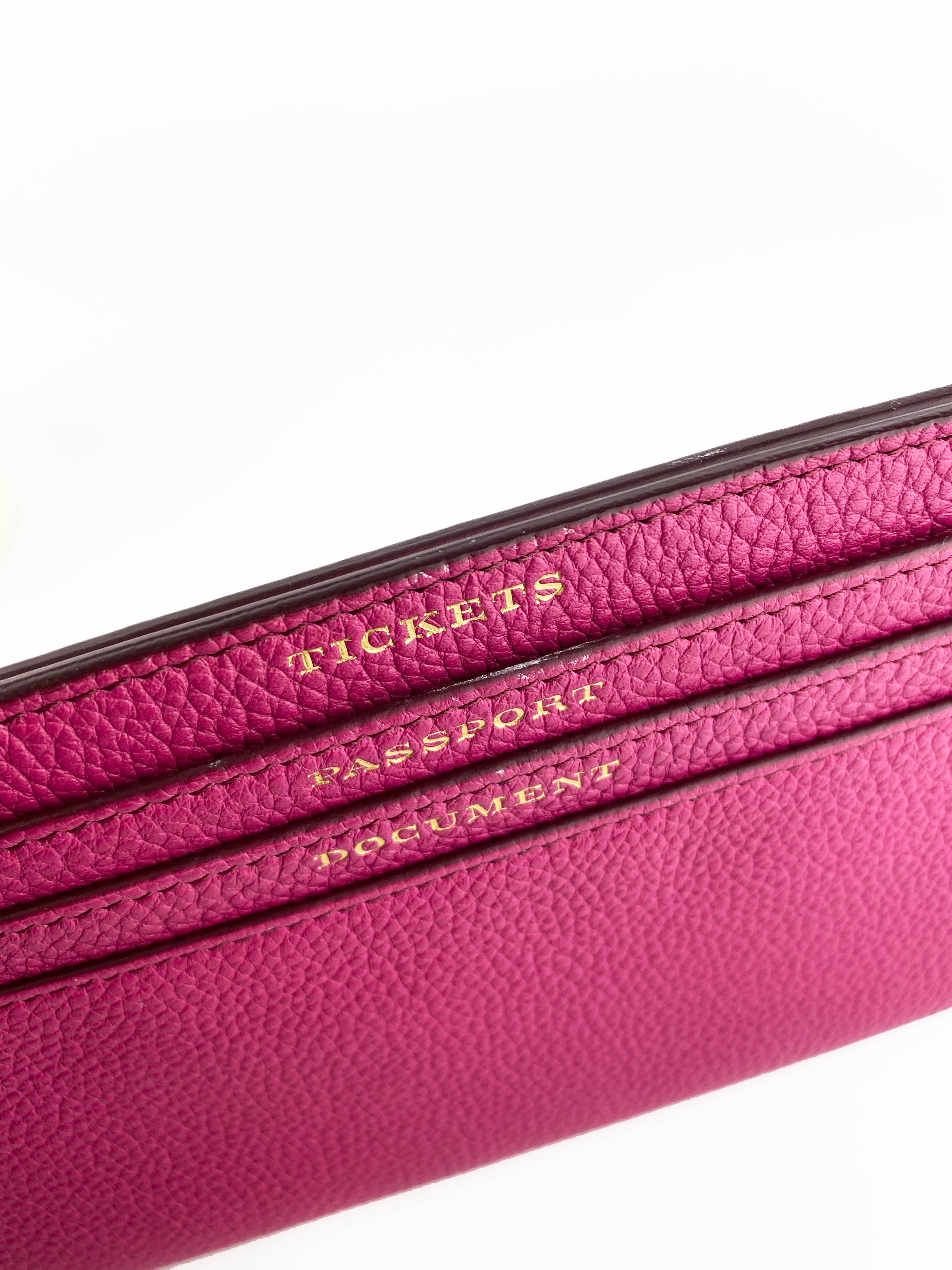 Burberry Purple Document Holder