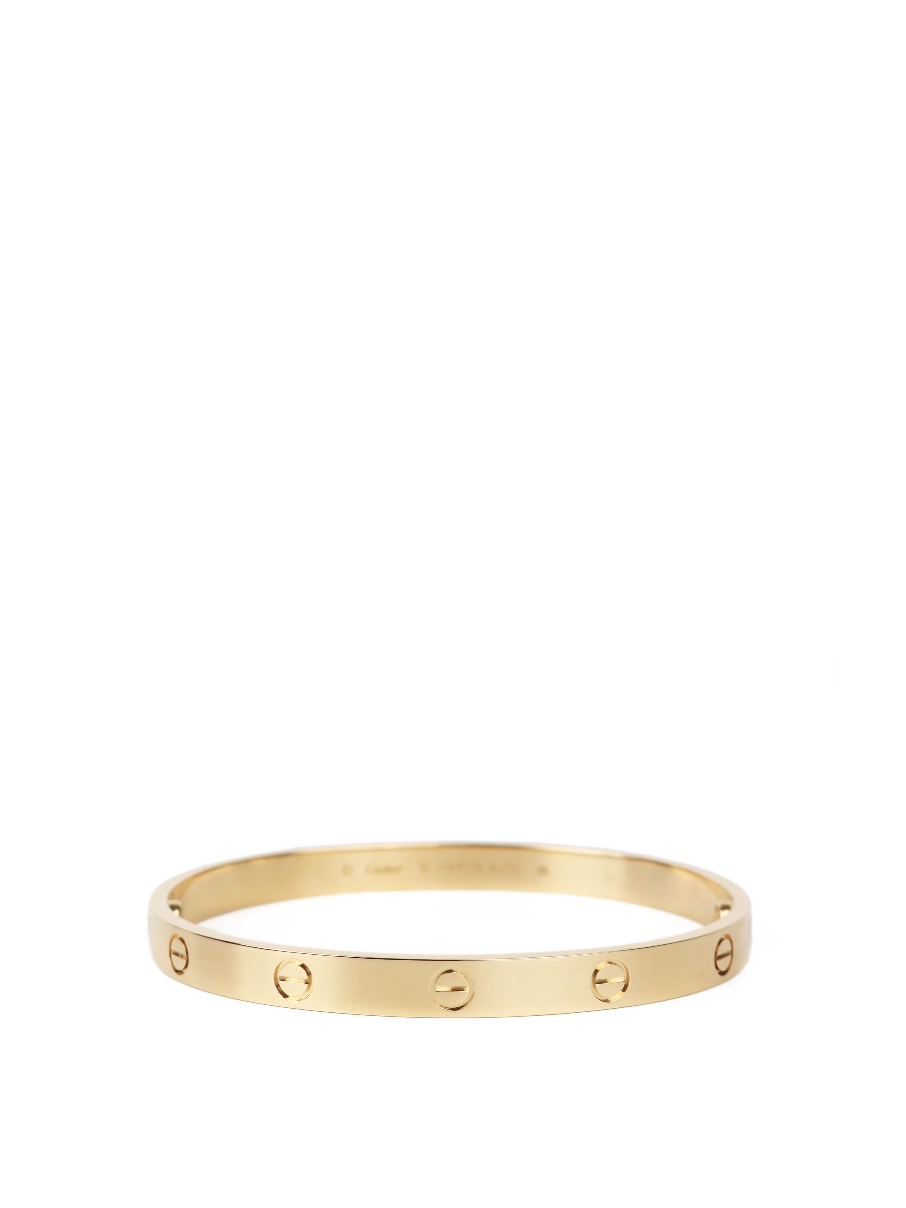 Cartier 18K Gold Love Bracelet 19