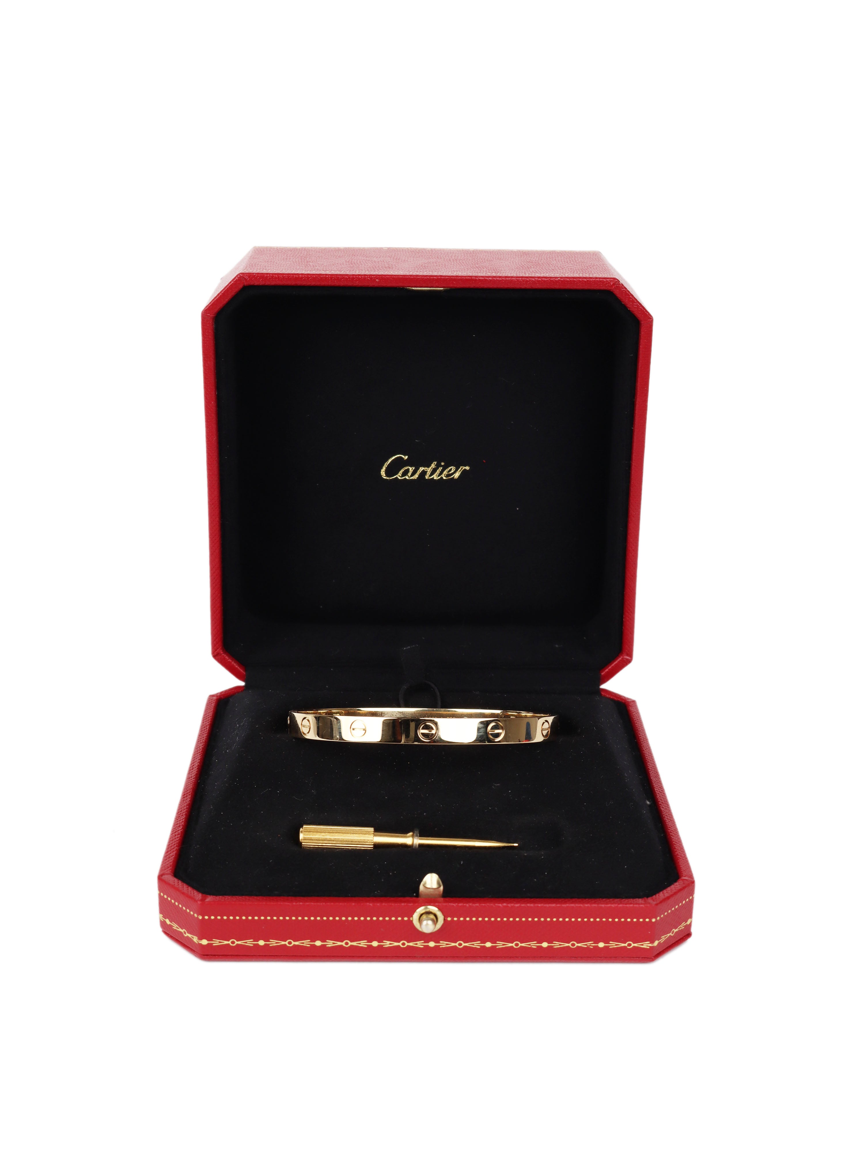 Cartier 18K Gold Love Bracelet 19