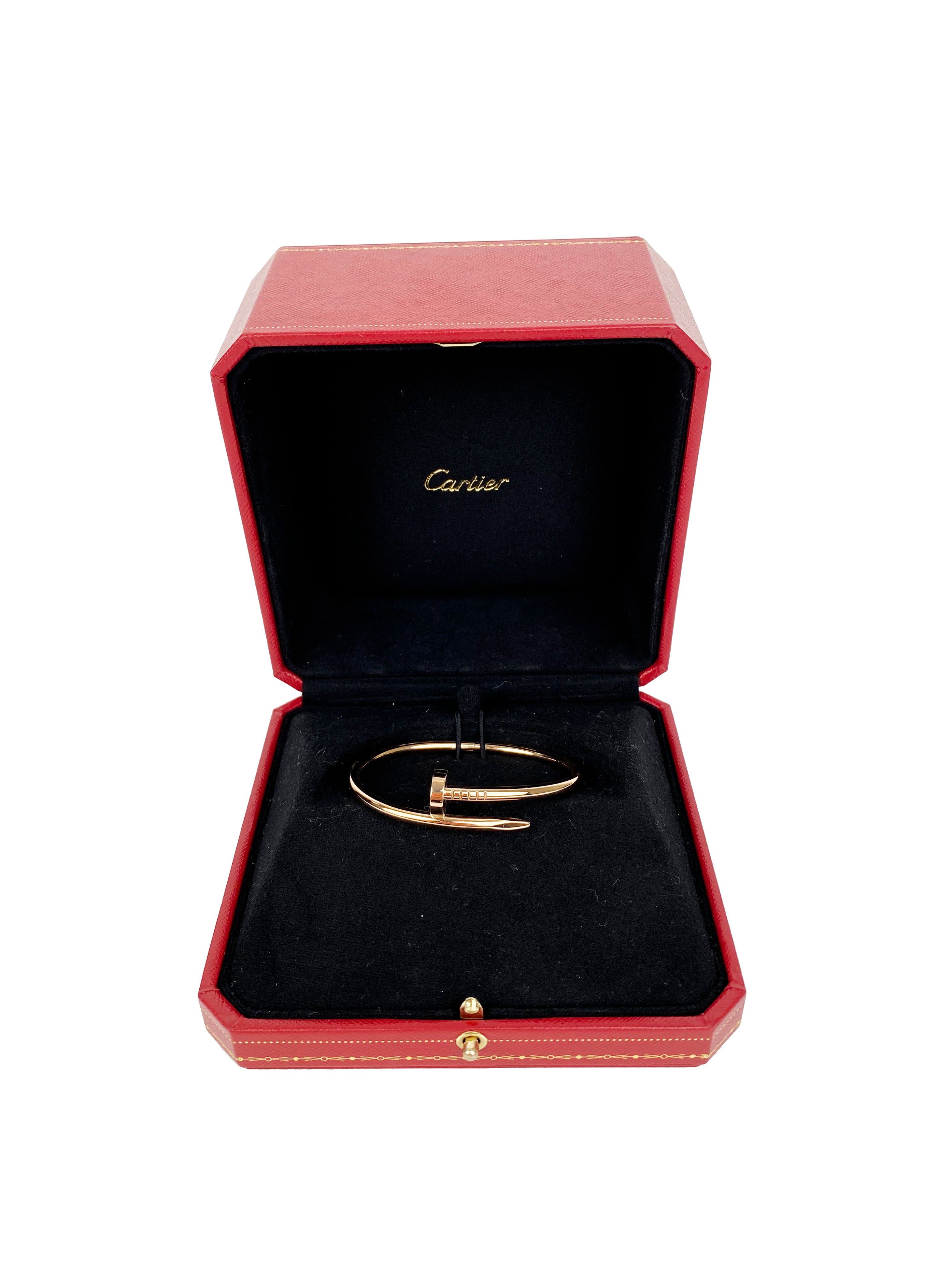 Cartier Rose Gold Juste un Clou Bracelet 16