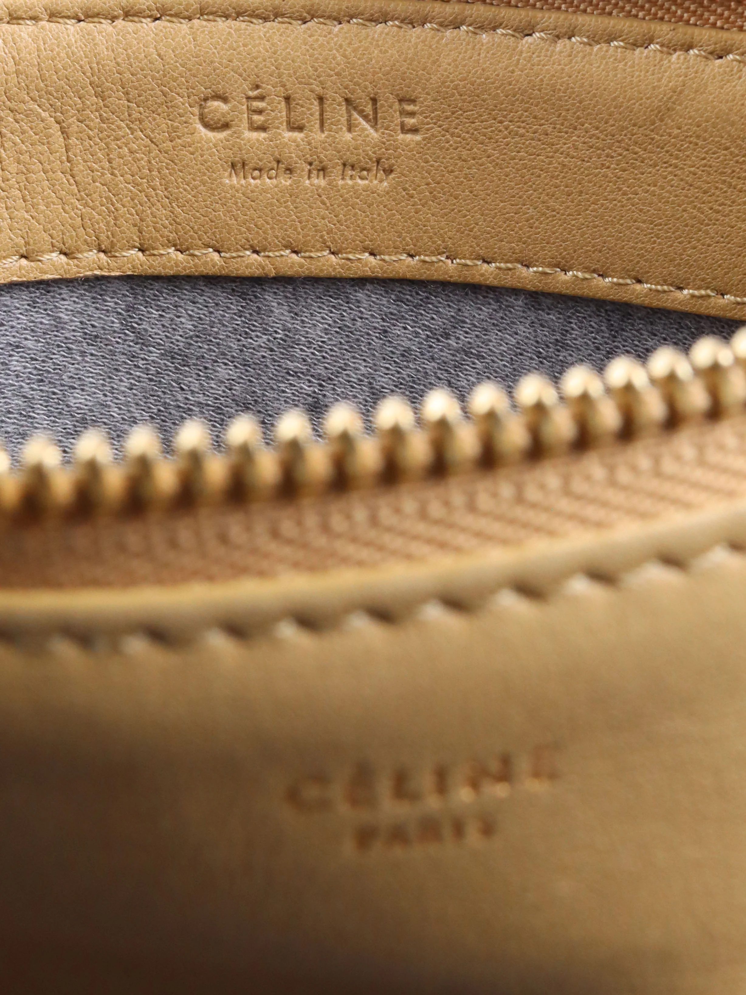 Celine Light Brown Trio Bag