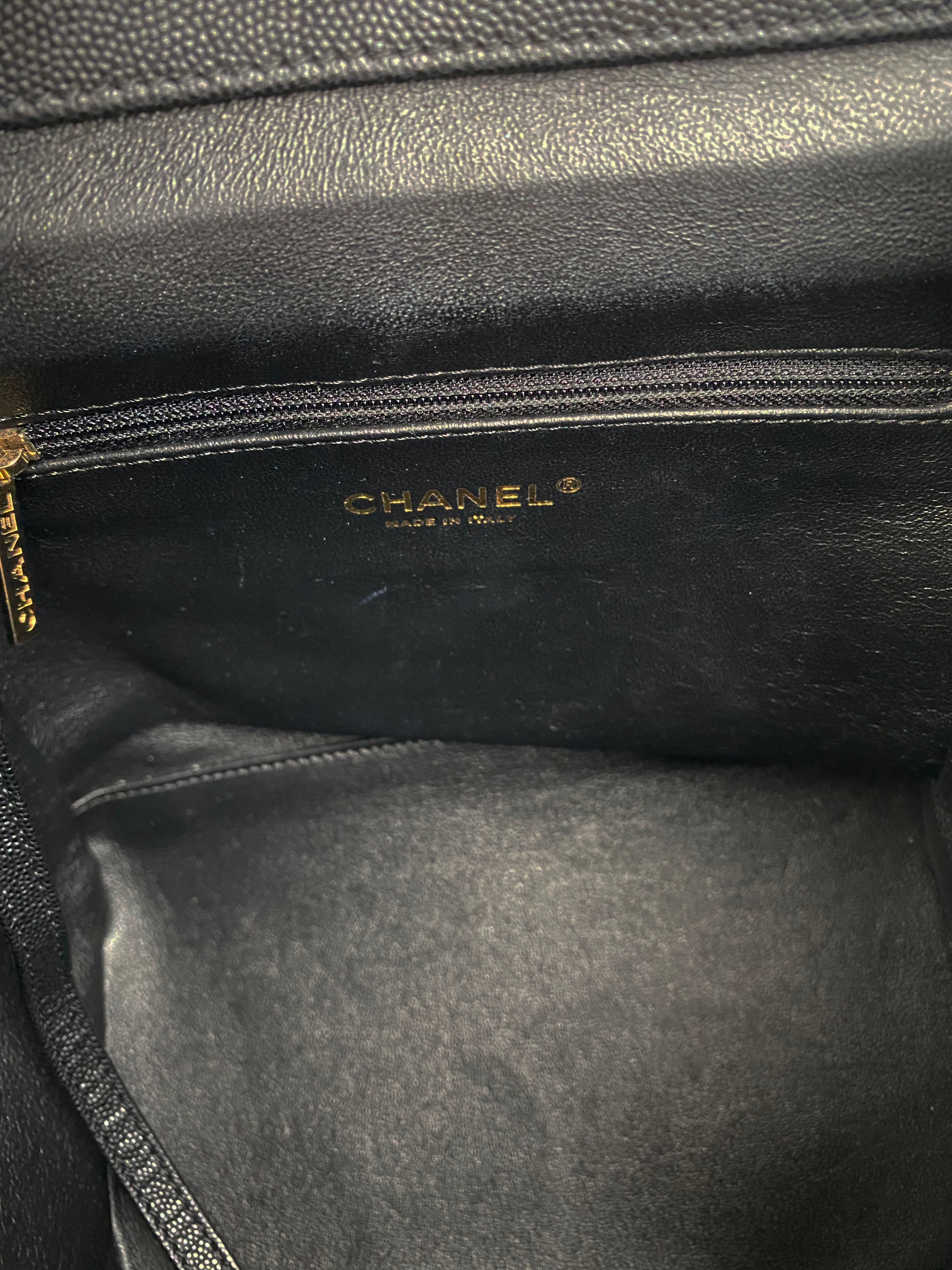 Chanel Black Business Affinity Backpack