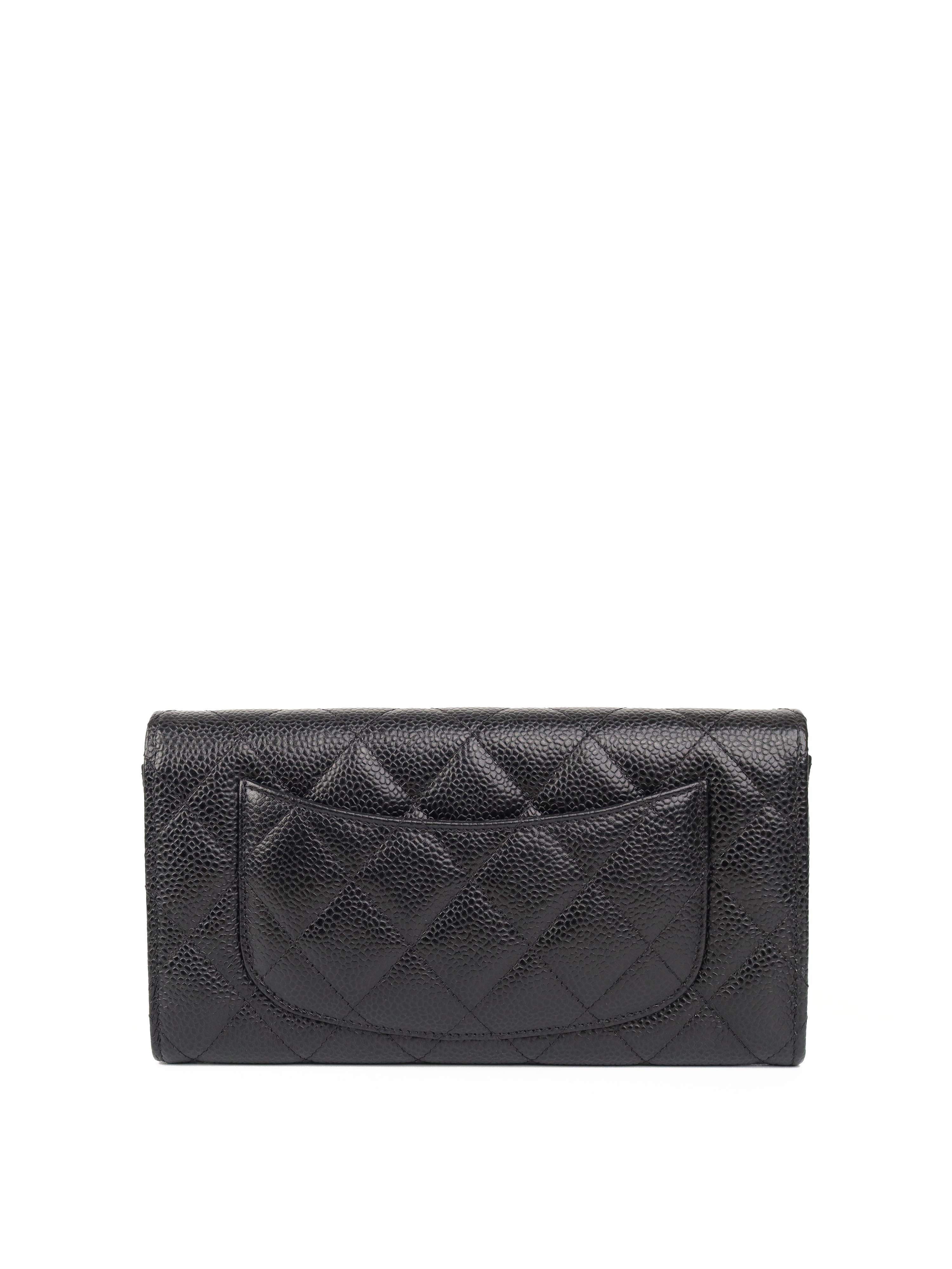 Chanel Black Caviar Wallet