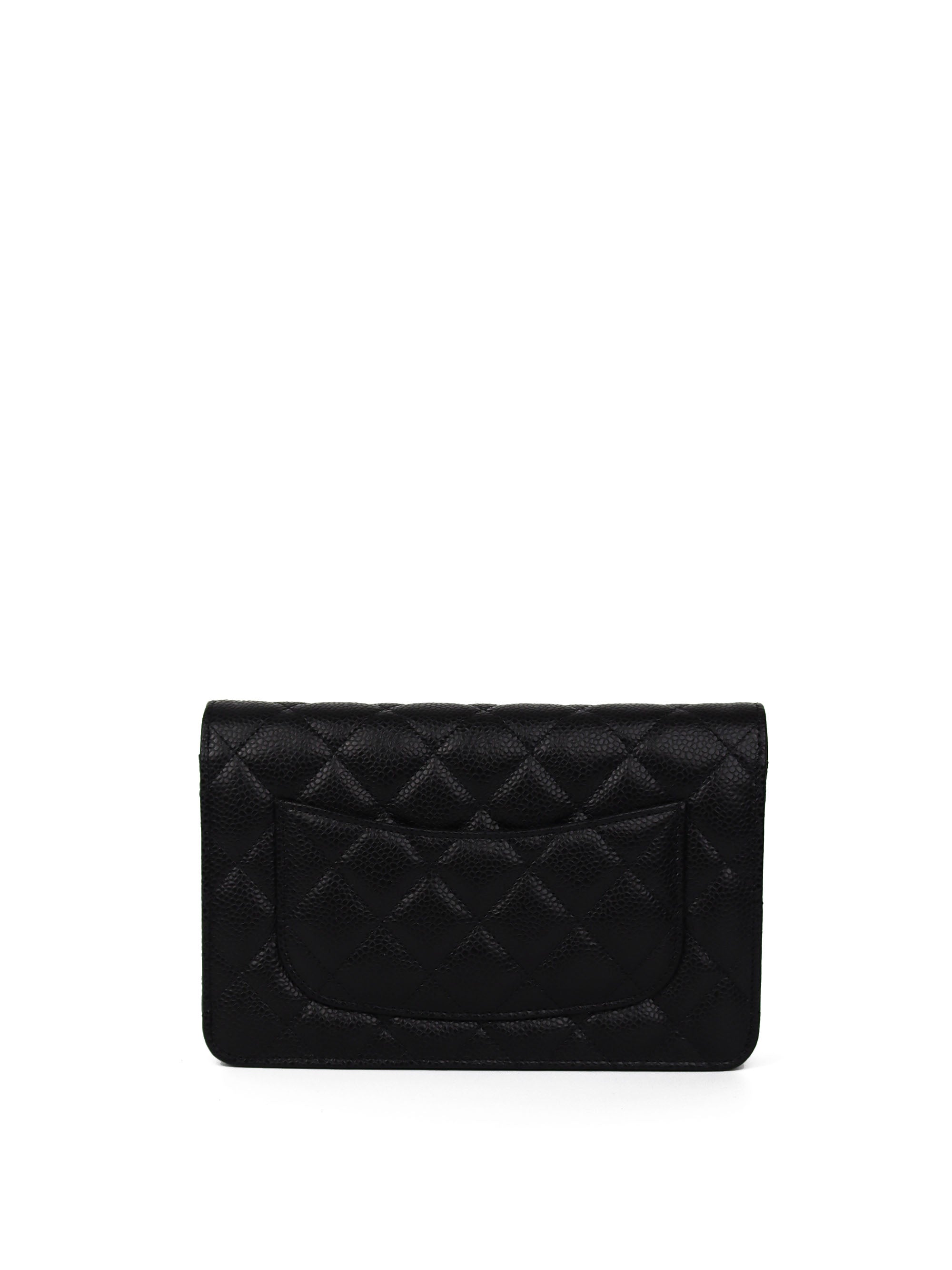 Chanel Black Caviar Wallet on Chain