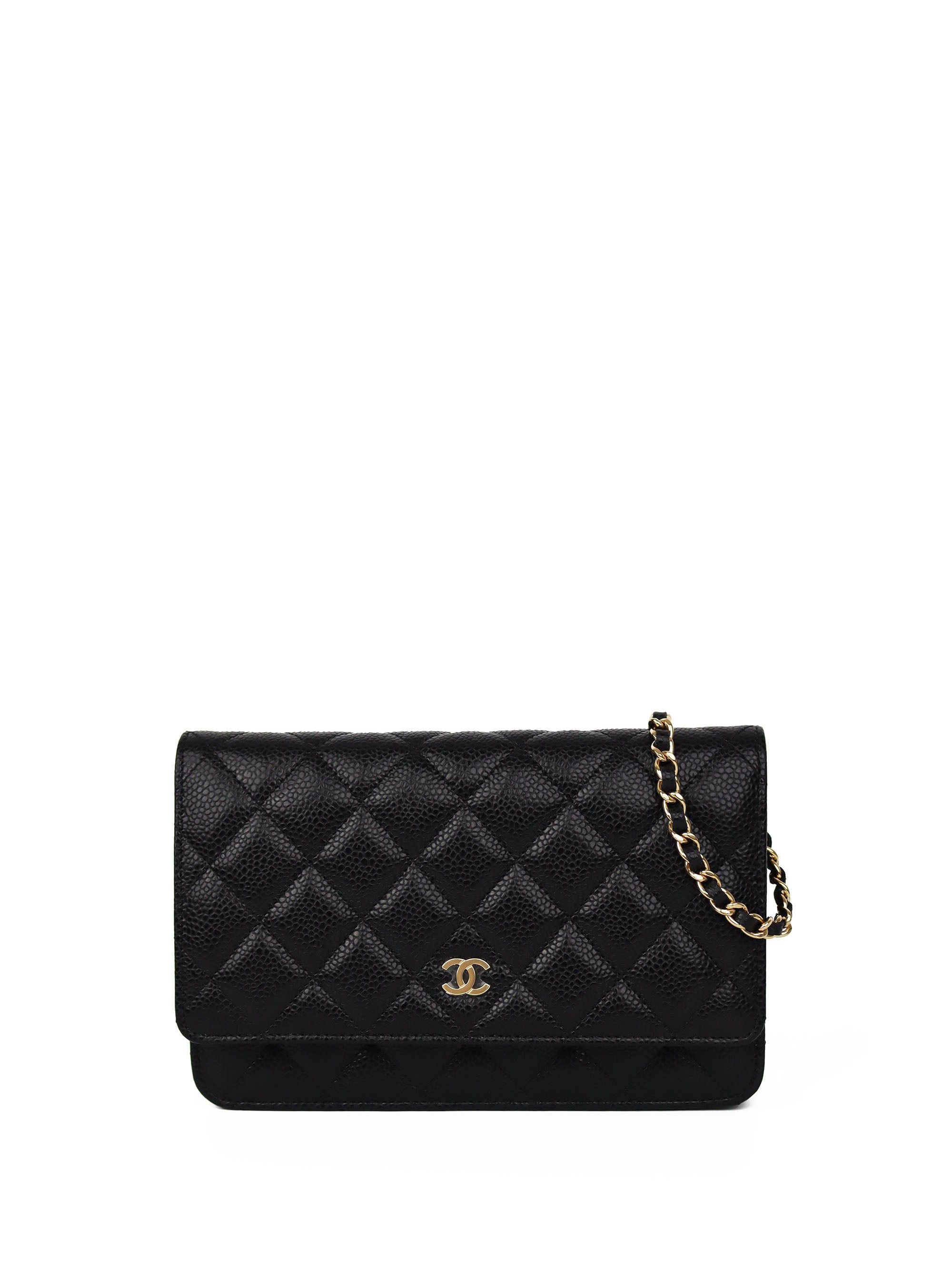 Chanel Black Caviar Wallet on Chain