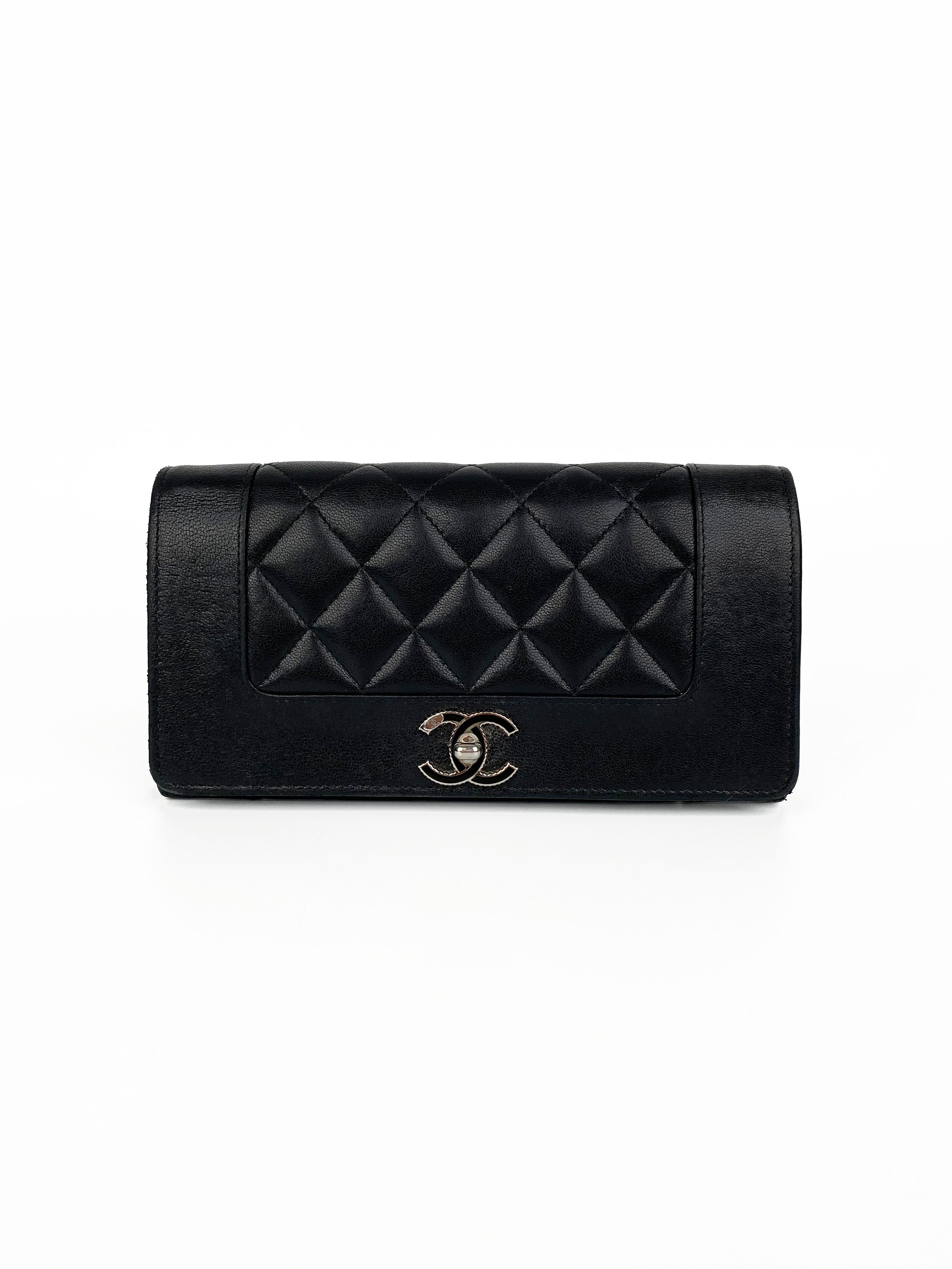 Chanel Black Lambskin Wallet