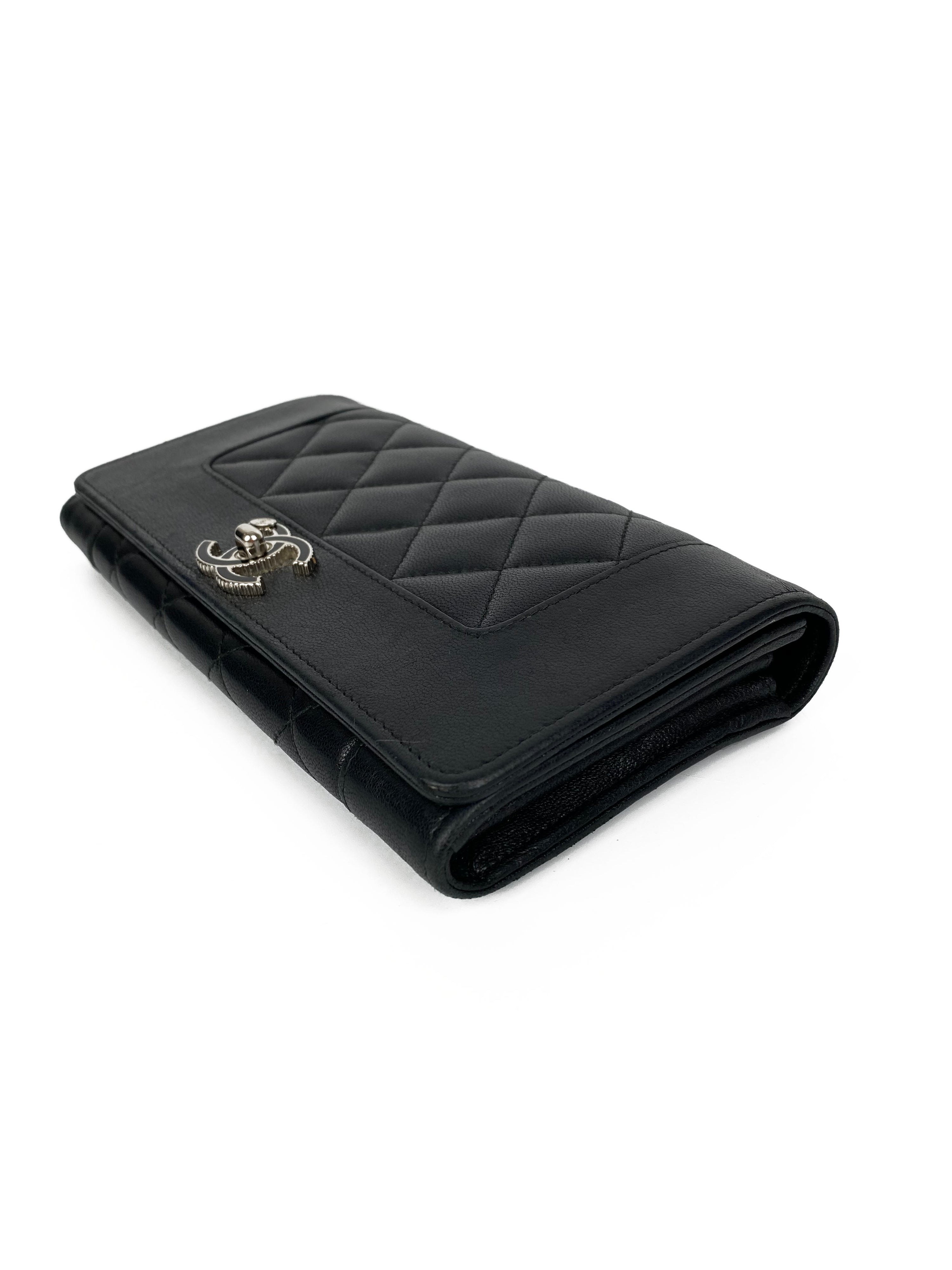 Chanel Black Lambskin Wallet