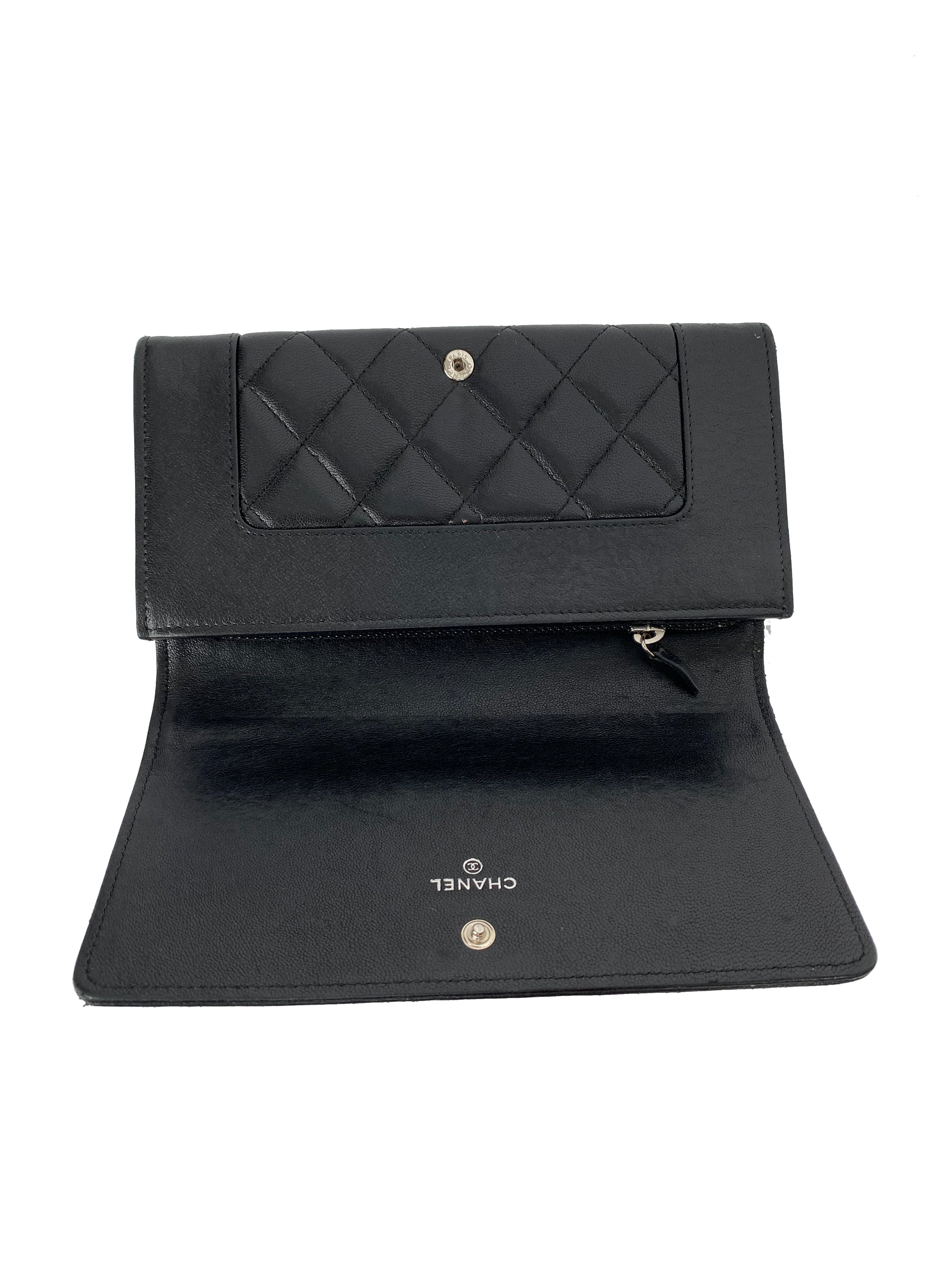 Chanel Black Lambskin Wallet