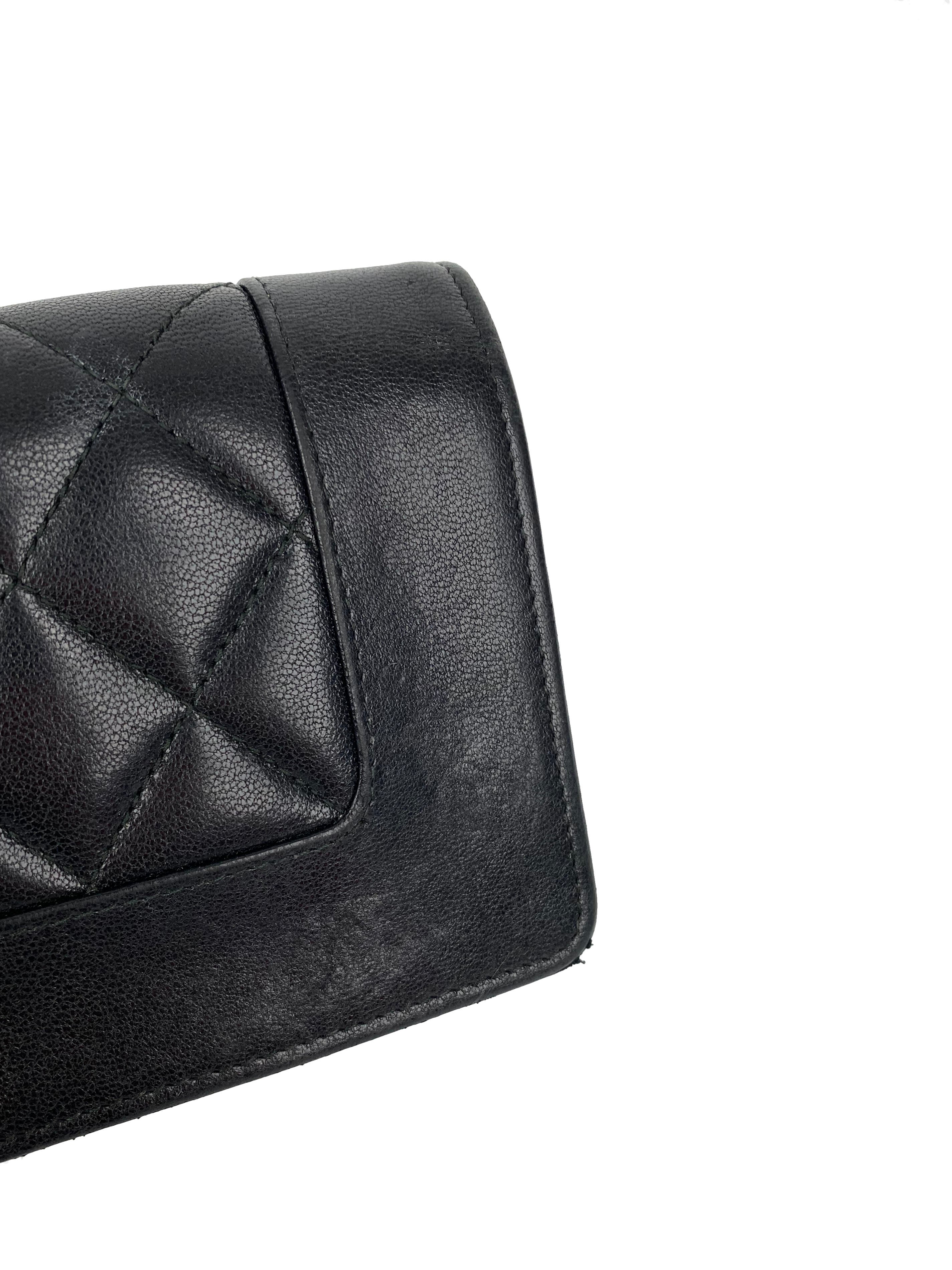 Chanel Black Lambskin Wallet